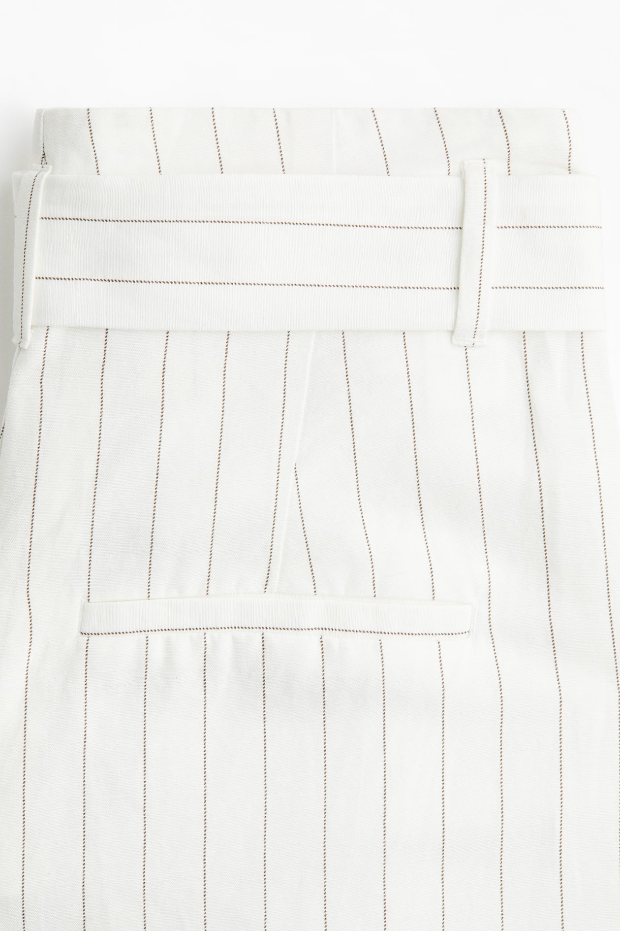 Belted linen-blend trousers - image 5