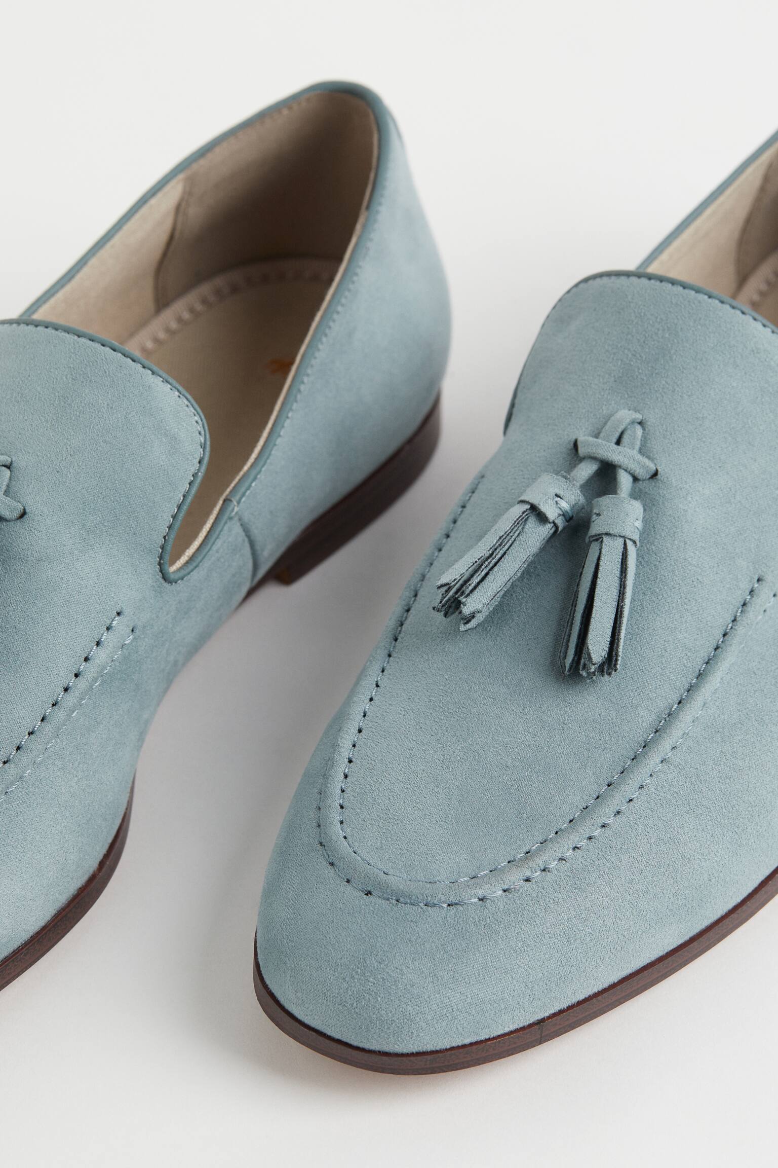 Tassel Loafers - Turquoise - 3