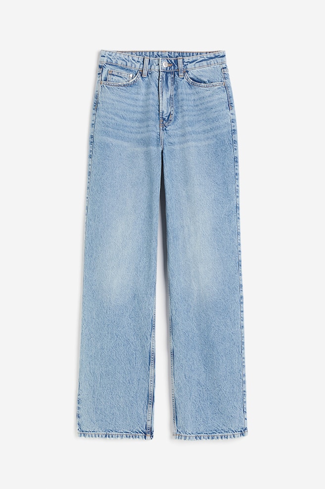 Wide Ultra High Jeans - Lys denimblå/Lys gråbeige/Denimblå/Hvid/Sort/Hvid - 2
