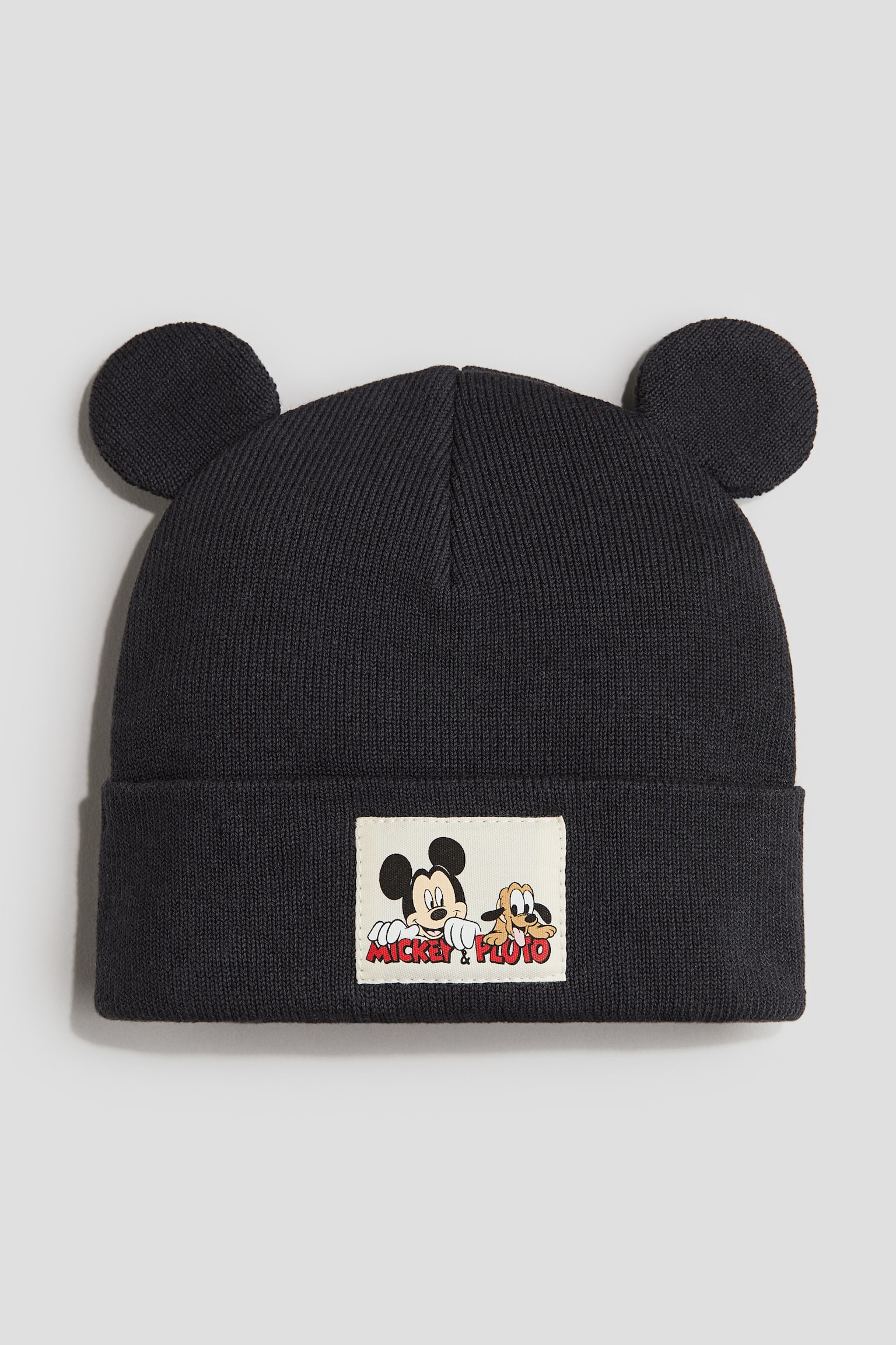 Gorro com aplicações - Preto/Rato Mickey/Rosa/Minnie - 1