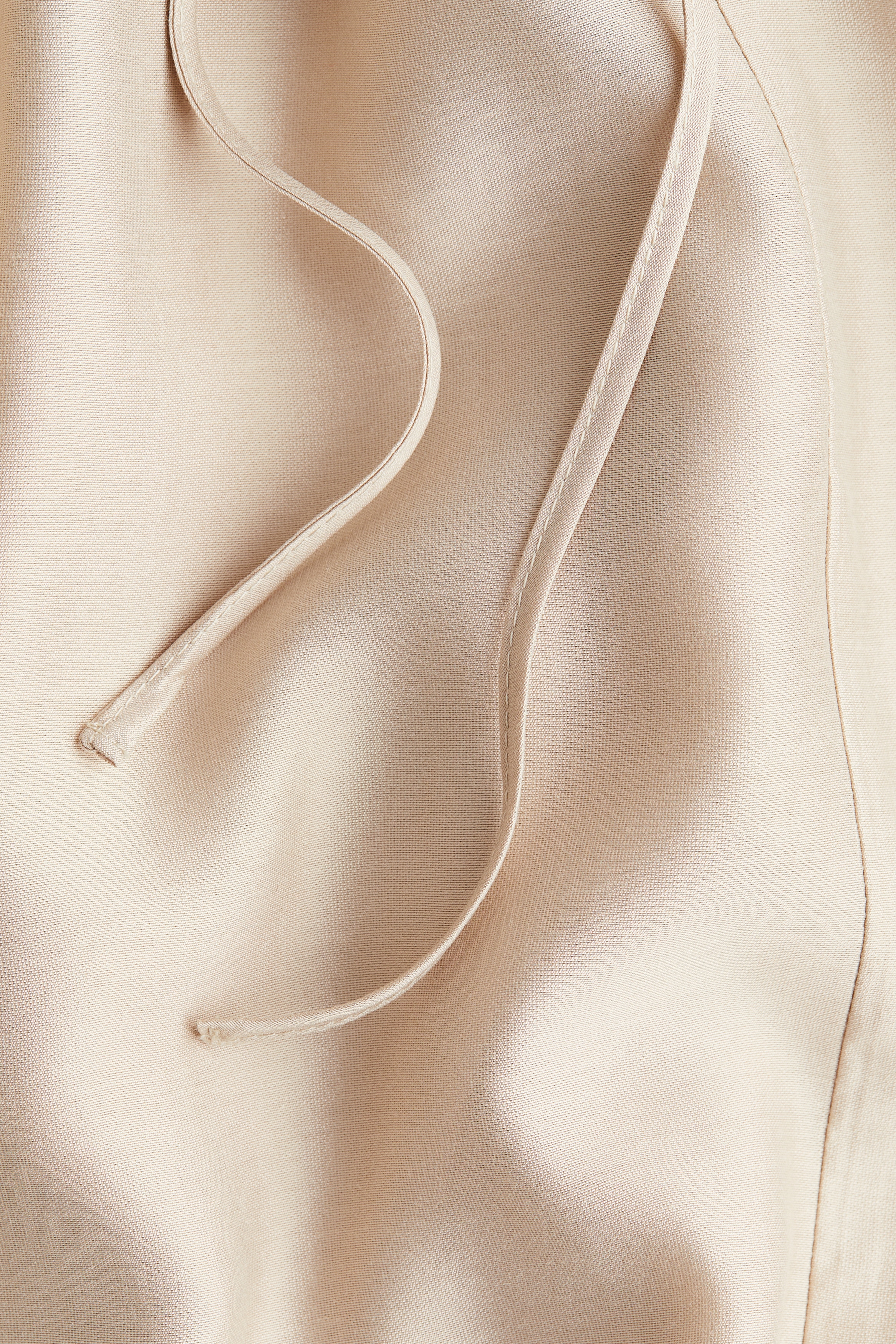 Balloon-sleeved blouse