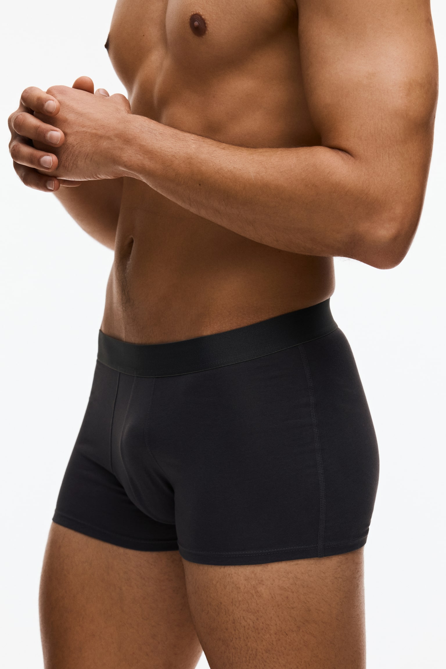 5-pack short trunks with Lycra® - Teal/Light grey/Dark grey marl/Black/Black/Navy blue/Beige/Dark brown/White/Grey marl/Grey/Black/Light blue/Navy blue - 6