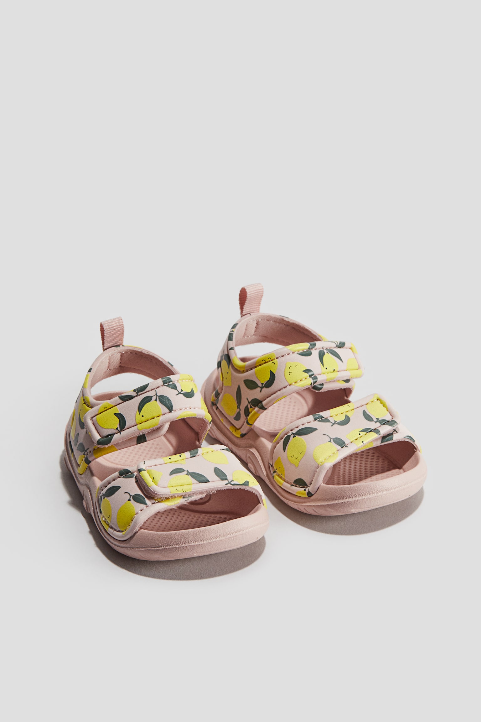 Sandals - Light dusty pink/Lemons/Green - 1