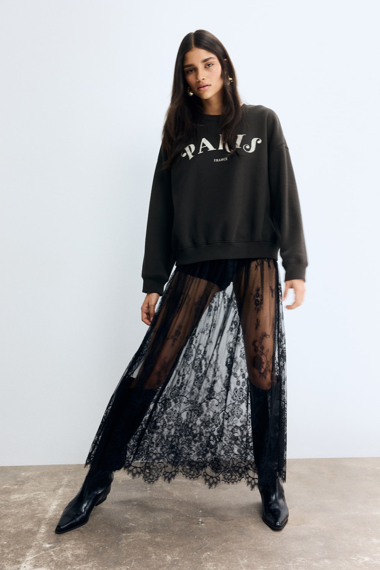 Sweatshirt with Motif