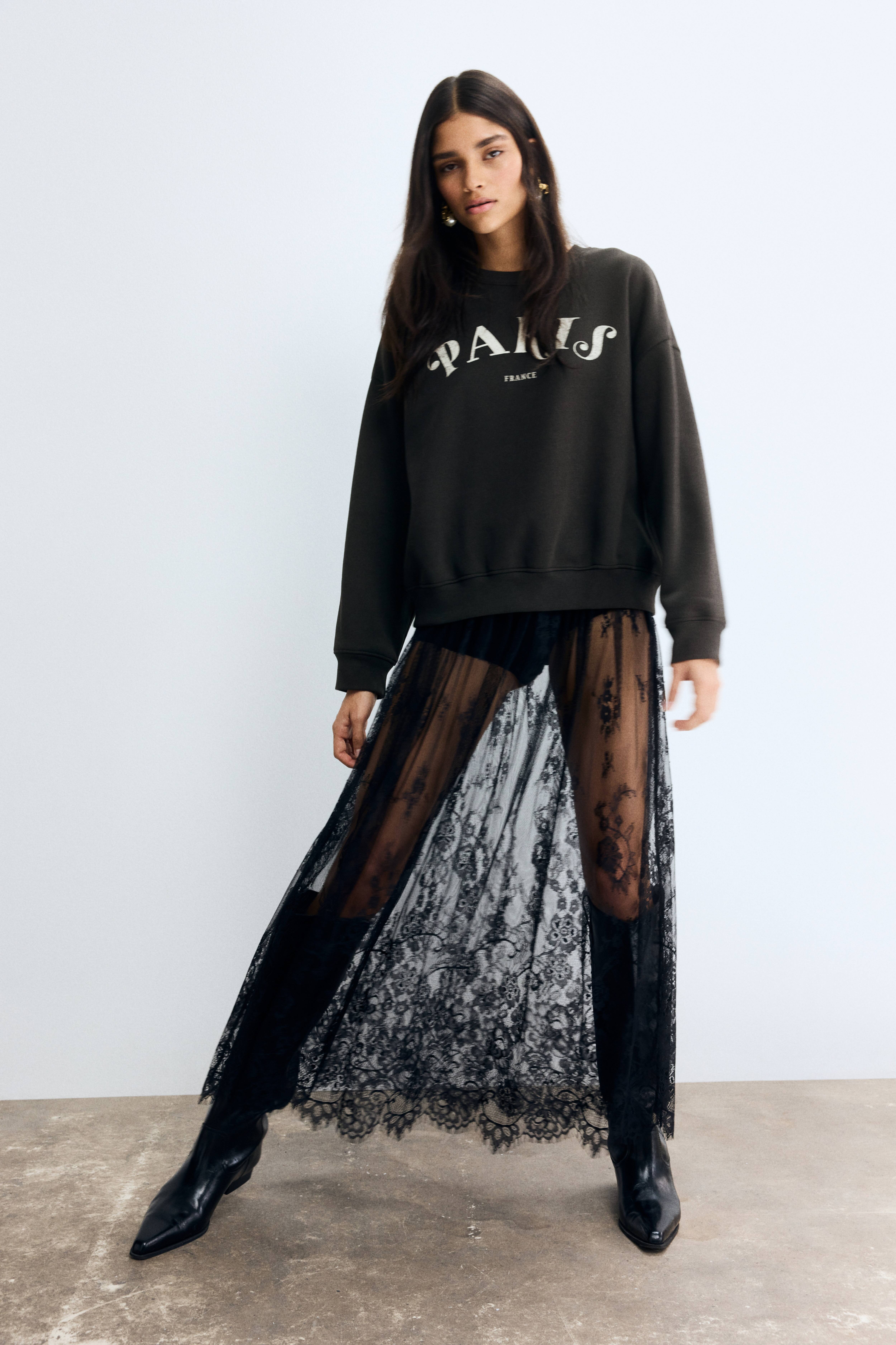 Sweatshirt with Motif