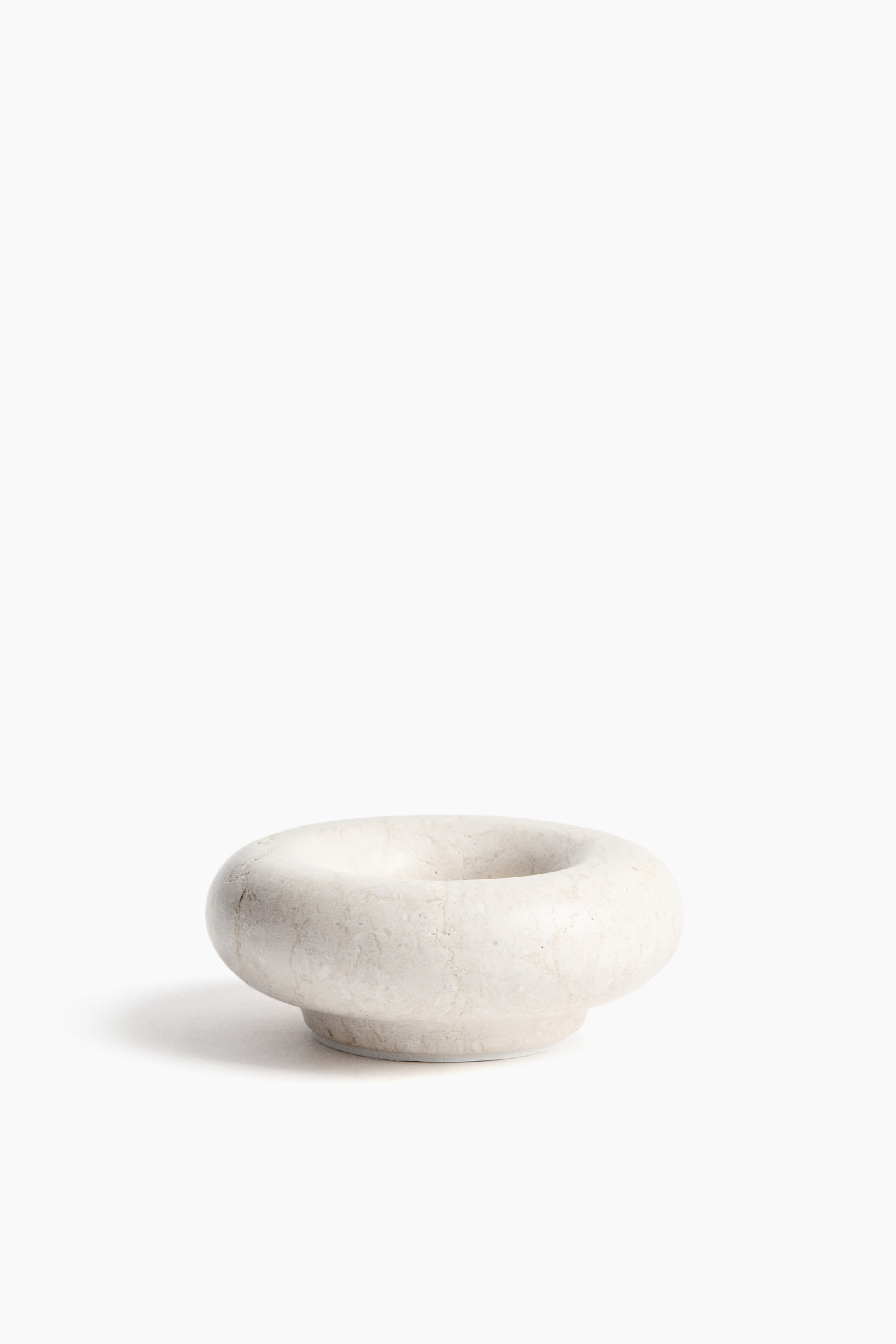 View larger image: Marble tealight holder - Light beige/Marbled - Home All | H&M IN 1