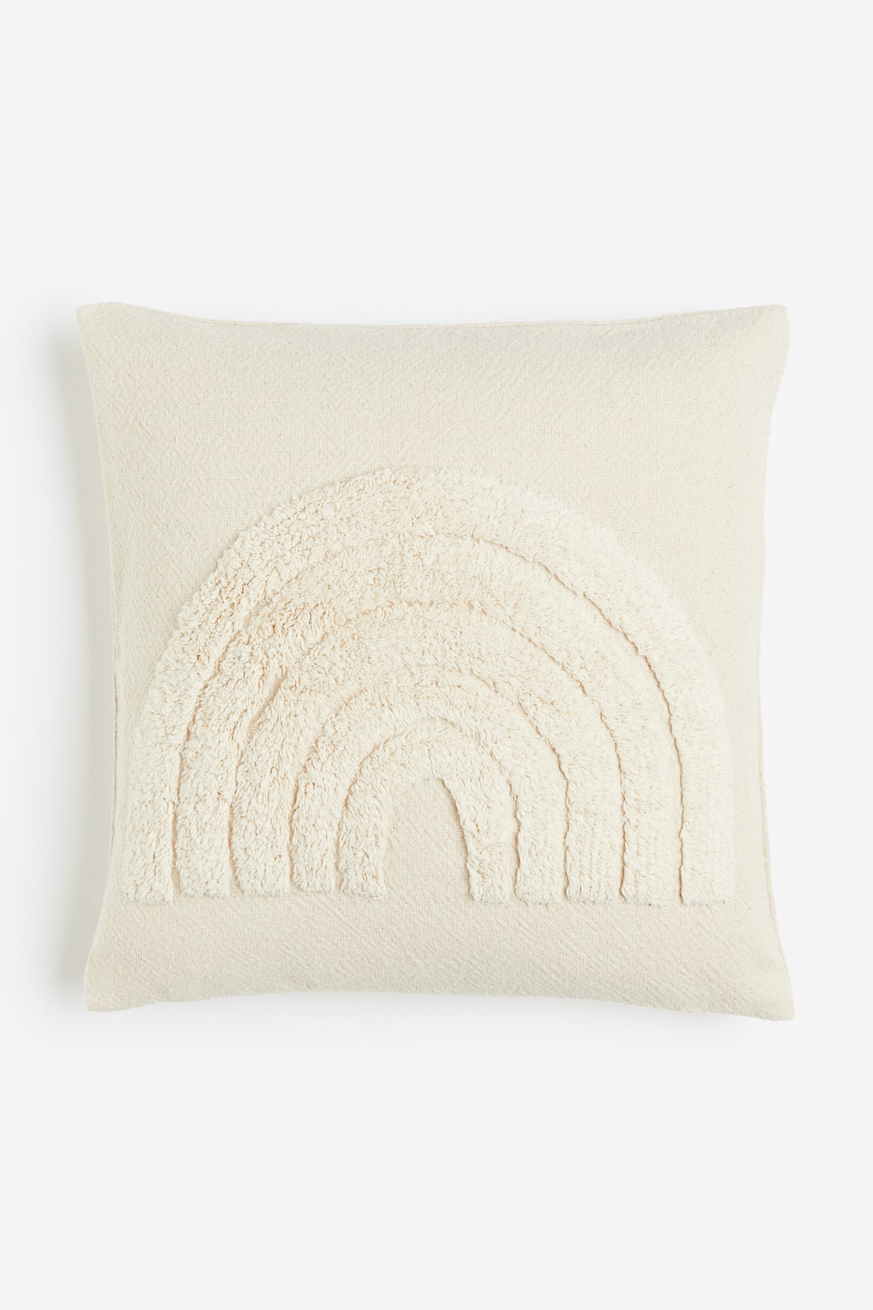 Cotton cushion cover - Light beige/Rainbow - Home All | H&M GB