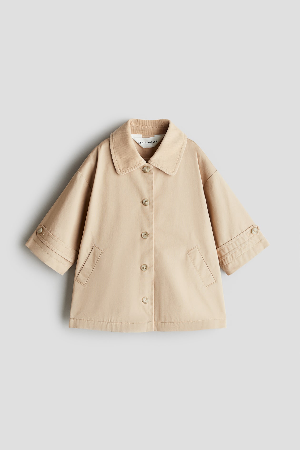 Trench Coat Top Coat H&m Oversized Trench Coat Beige Kids H&M US