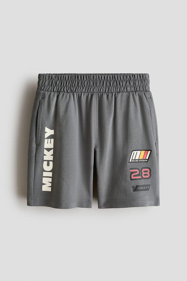 Sweatshorts with Printed Motif - Gray/Mickey Mouse/Black/Toy Story/Black/Mickey Mouse/Dark blue/Toy Story - 1