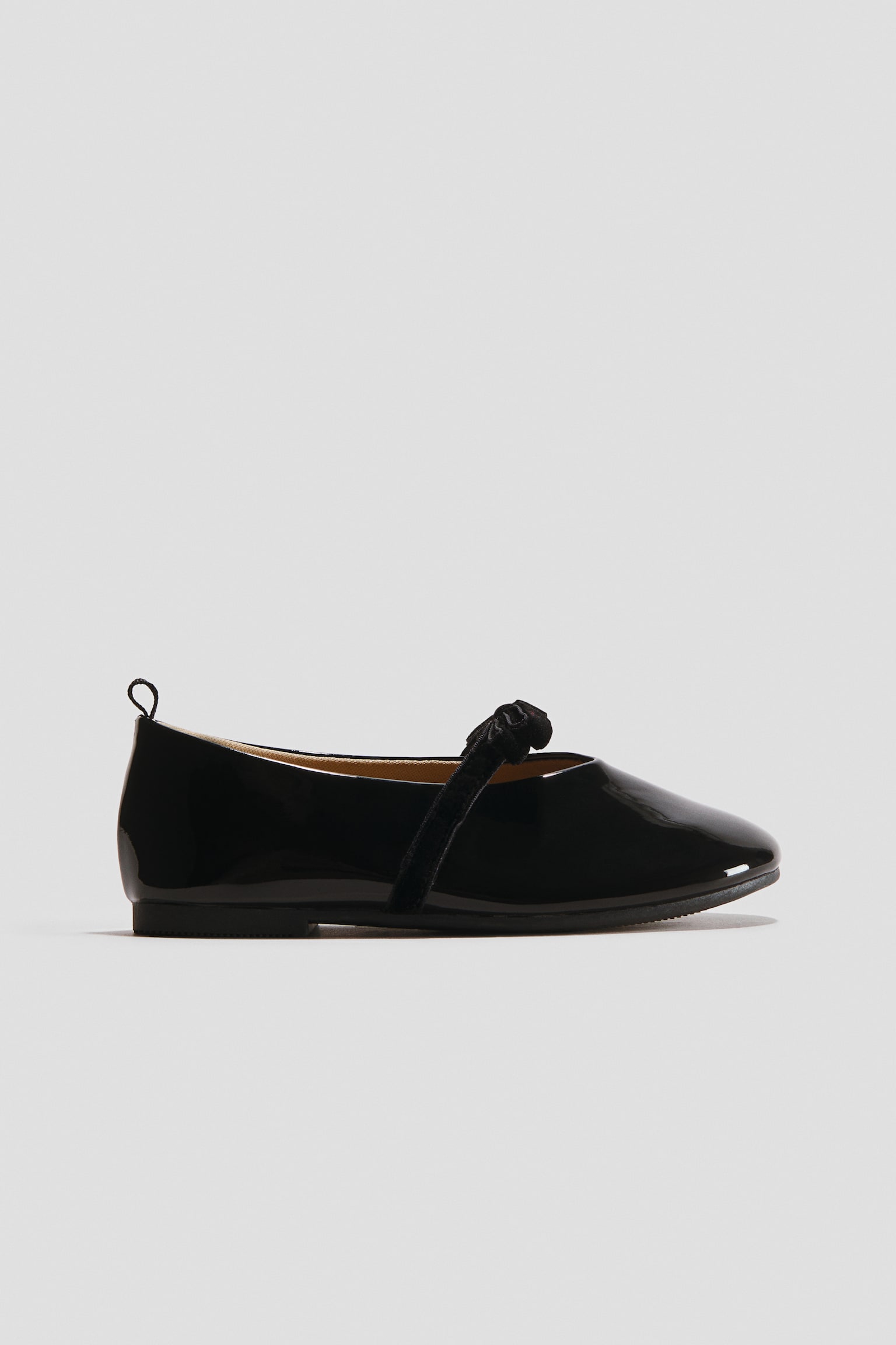 Детские лоферы H&M Ballet pumps, цвет: Чёрный — фото 2