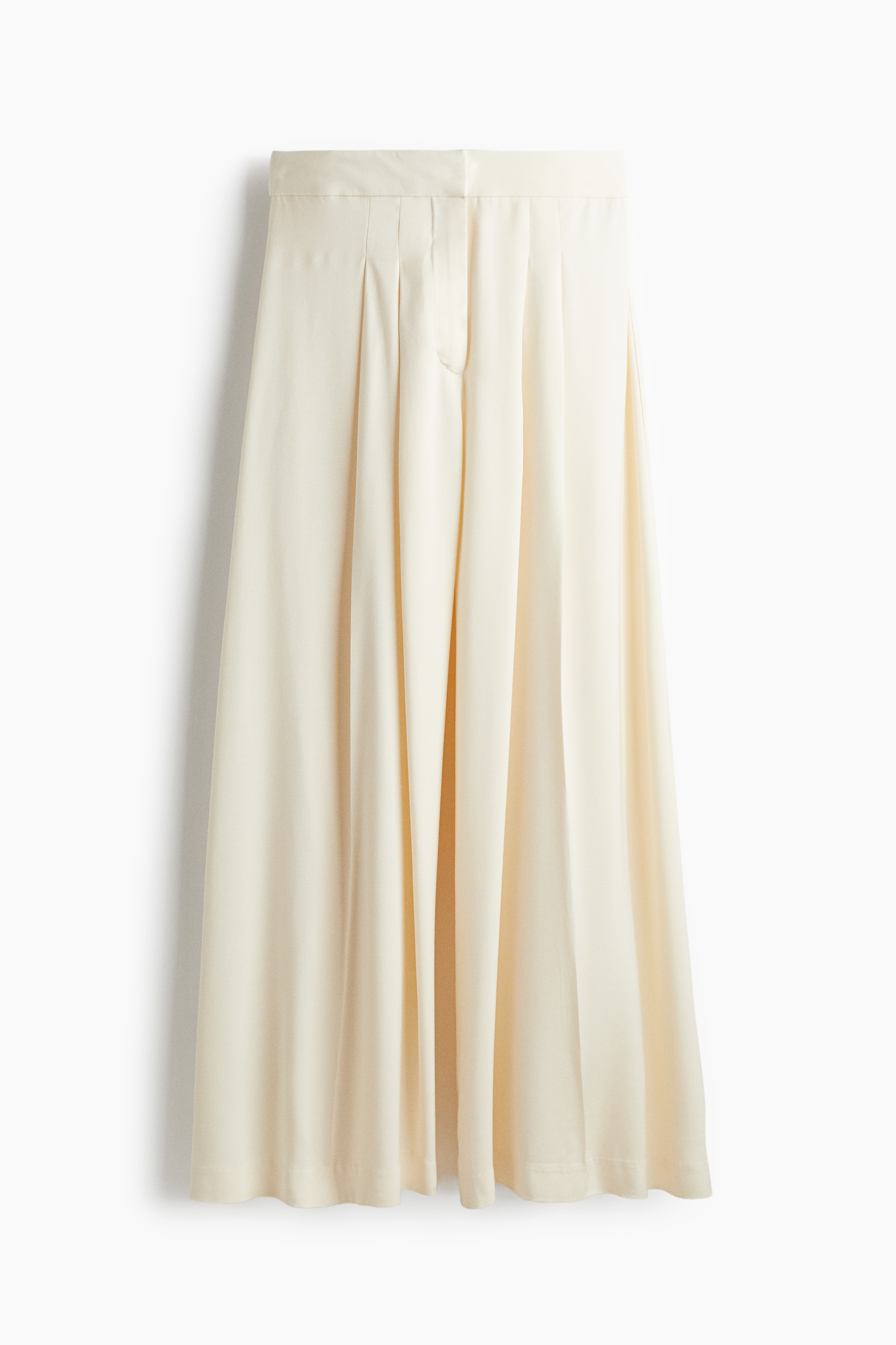 Wide trousers - Cream