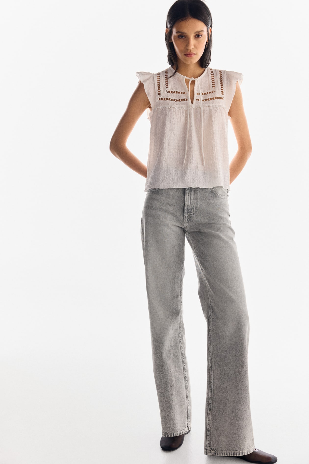 Bleecker High Rise Wide Leg Jeans