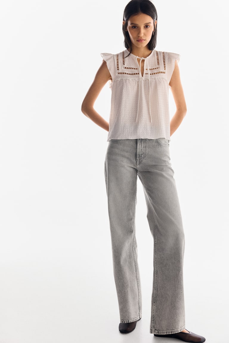 Bleecker High Rise Wide Leg Jeans