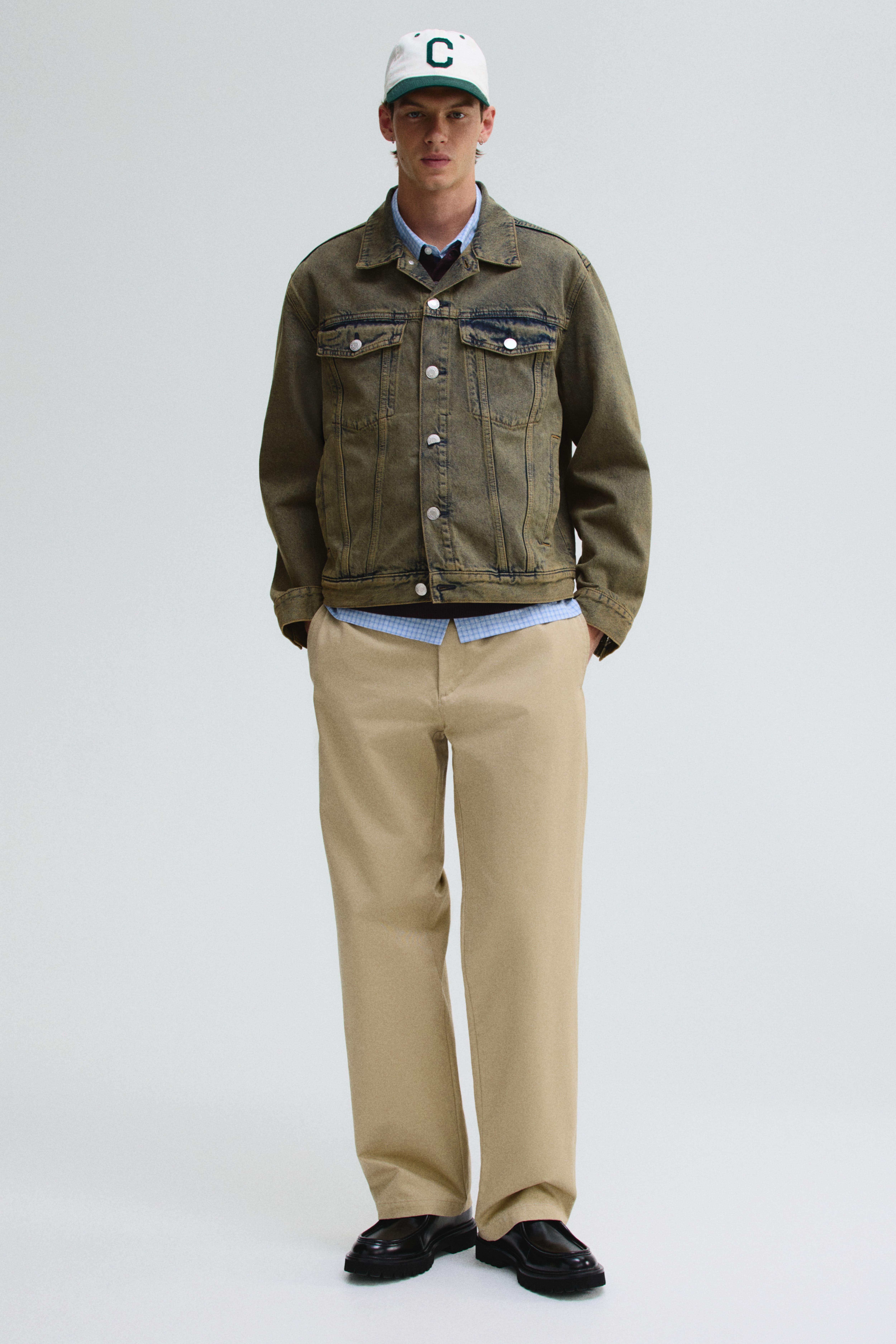 V-Neck Hardware One-Piece Swimsuit