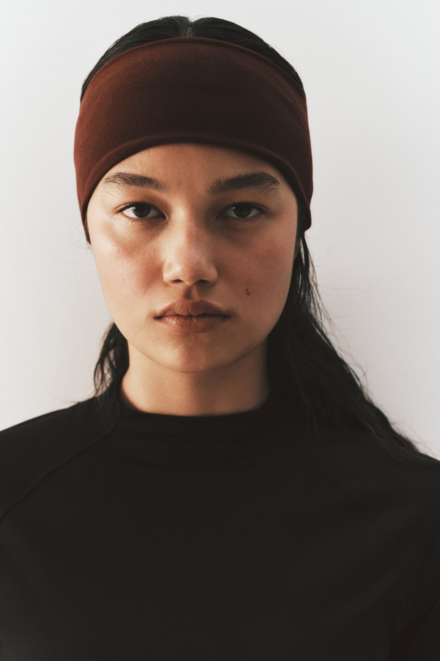 Женский топ H&M Move Long-Sleeved Running Top with DryMove™, цвет: Чёрный — фото 5