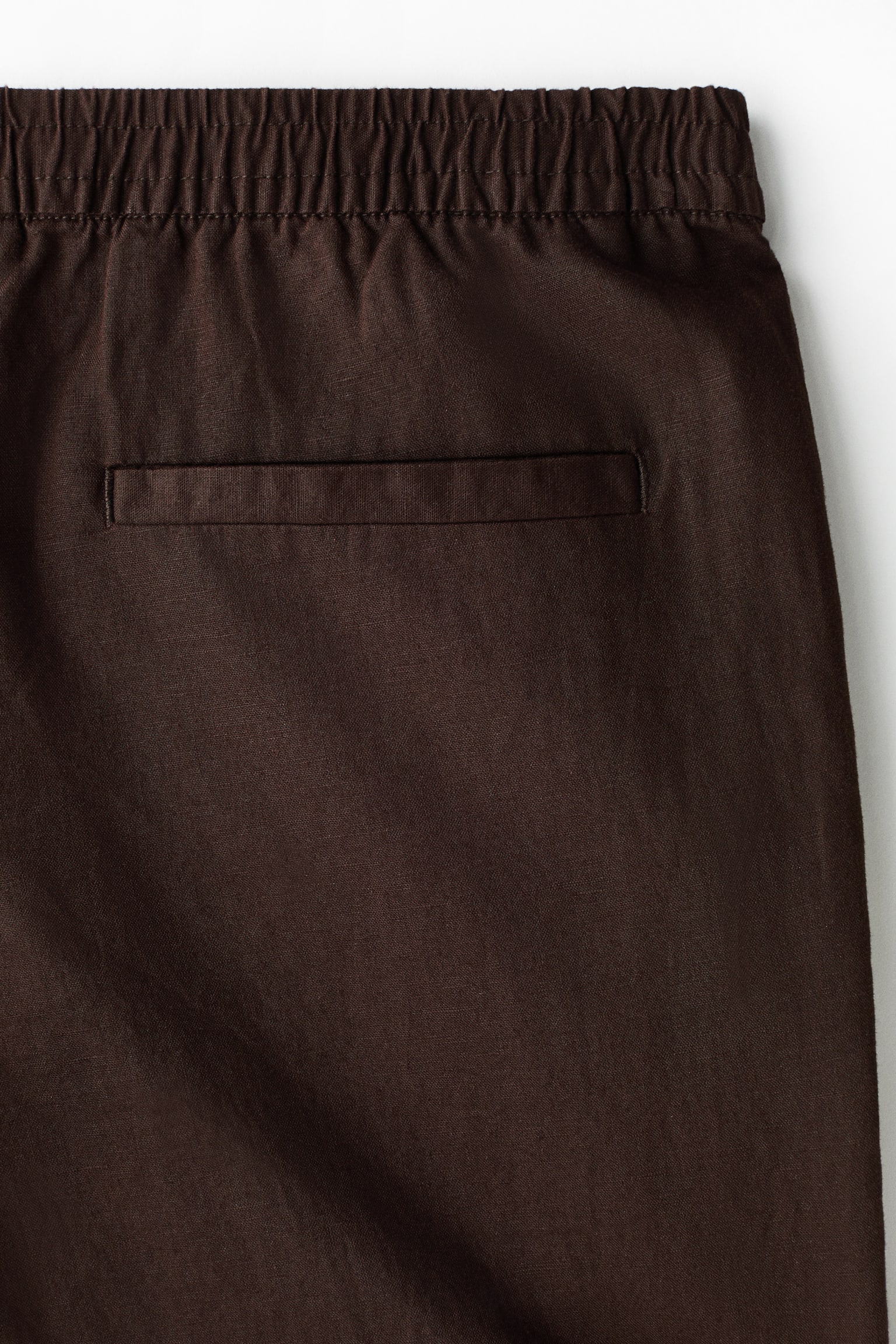 Regular Fit Linen-blend trousers - 3