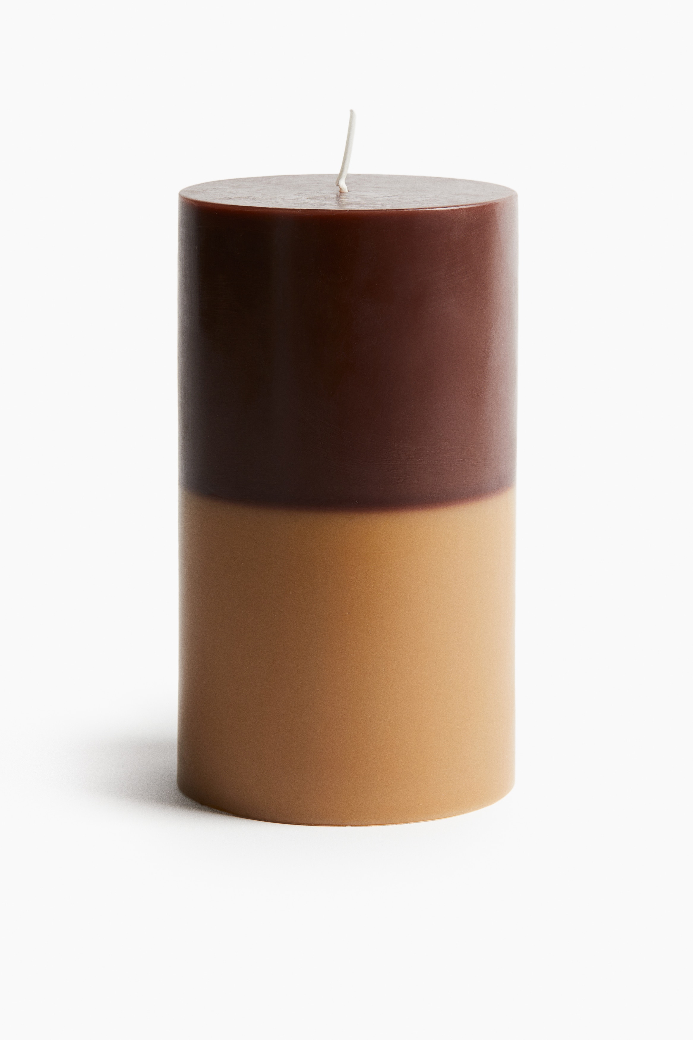 H&M Home  - Large pillar candle - Brown/Beige