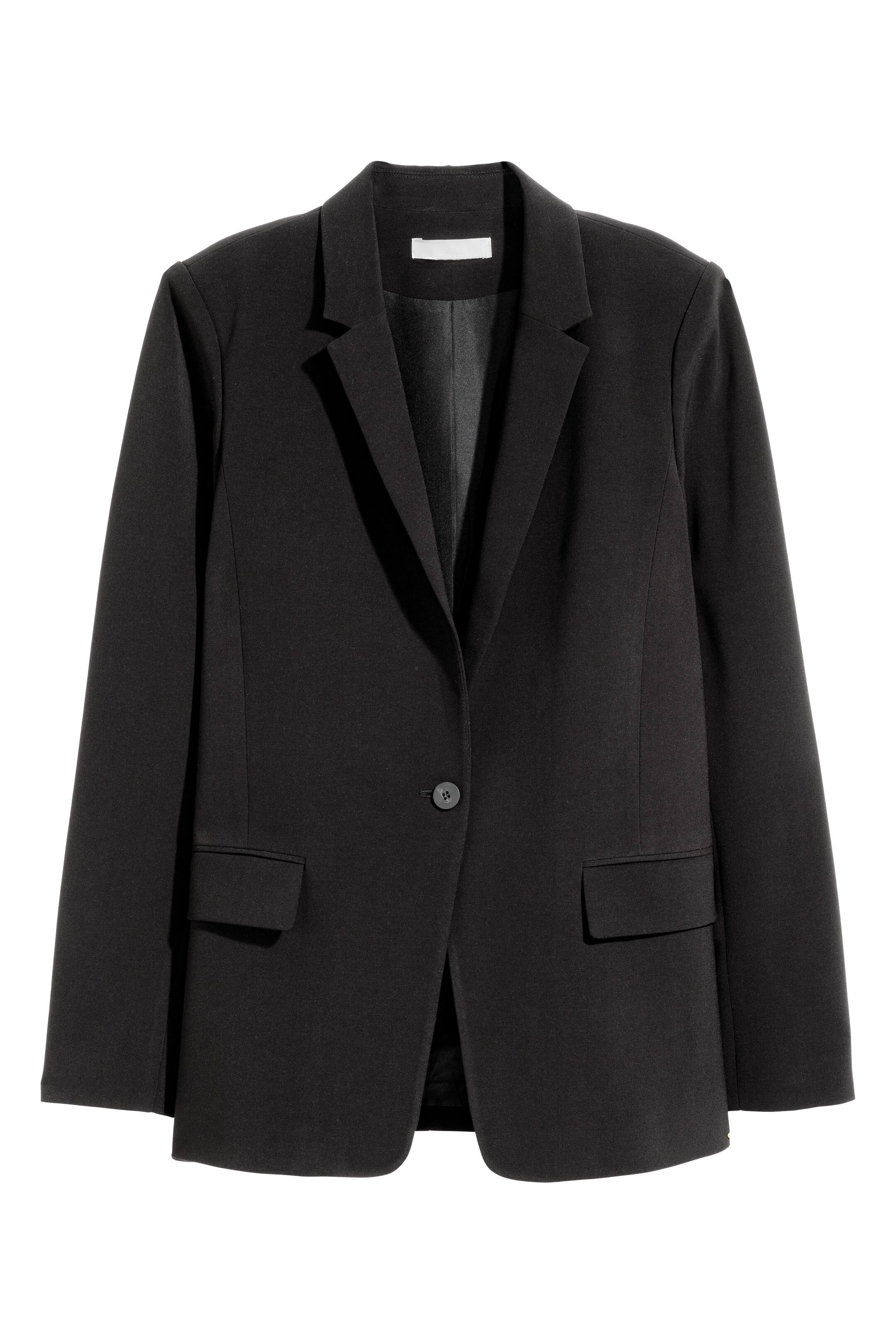 View larger image: Straight-cut jacket - Black - Ladies | H&M GB 1