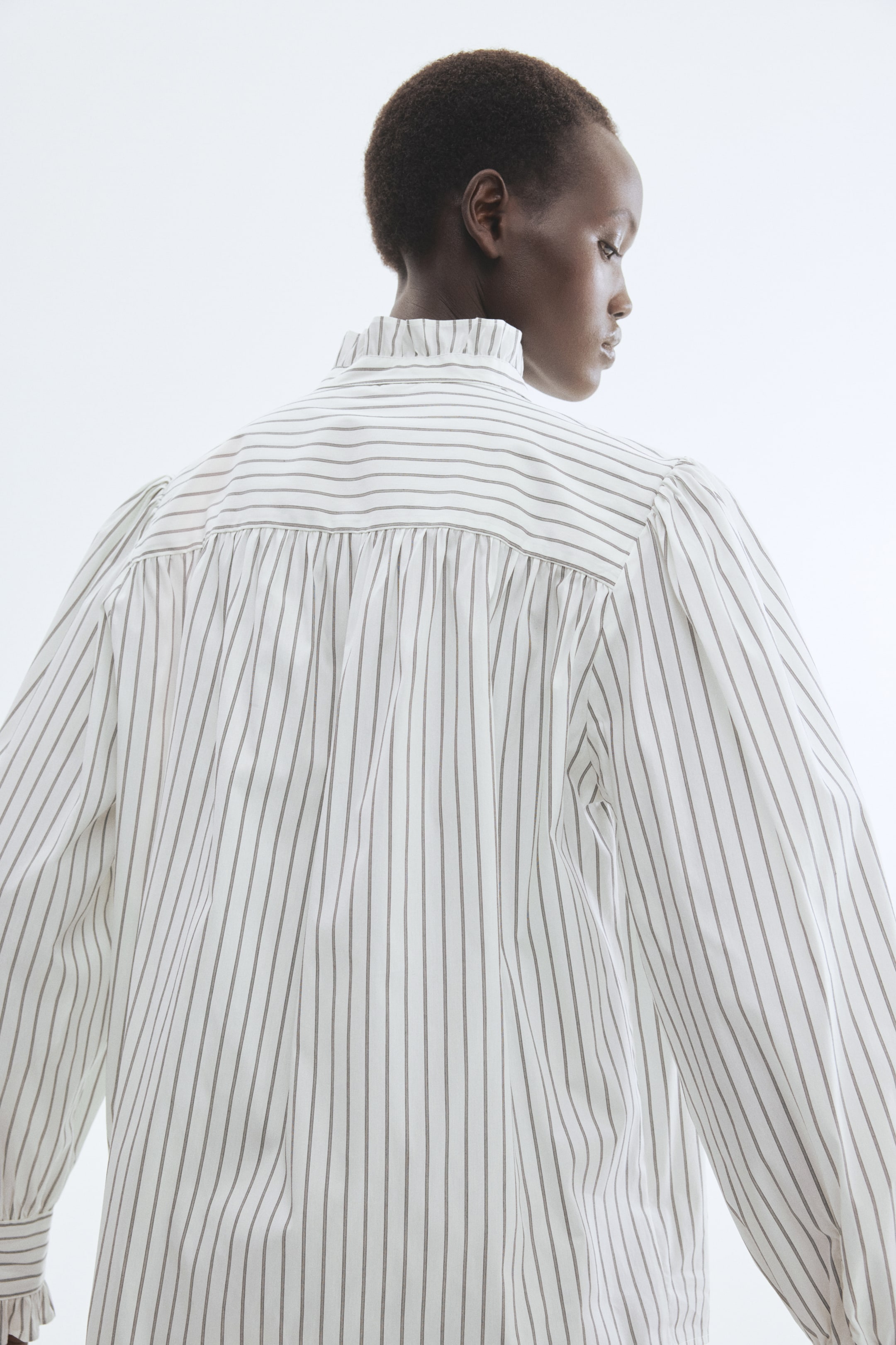 Ruffle-Trimmed Blouse