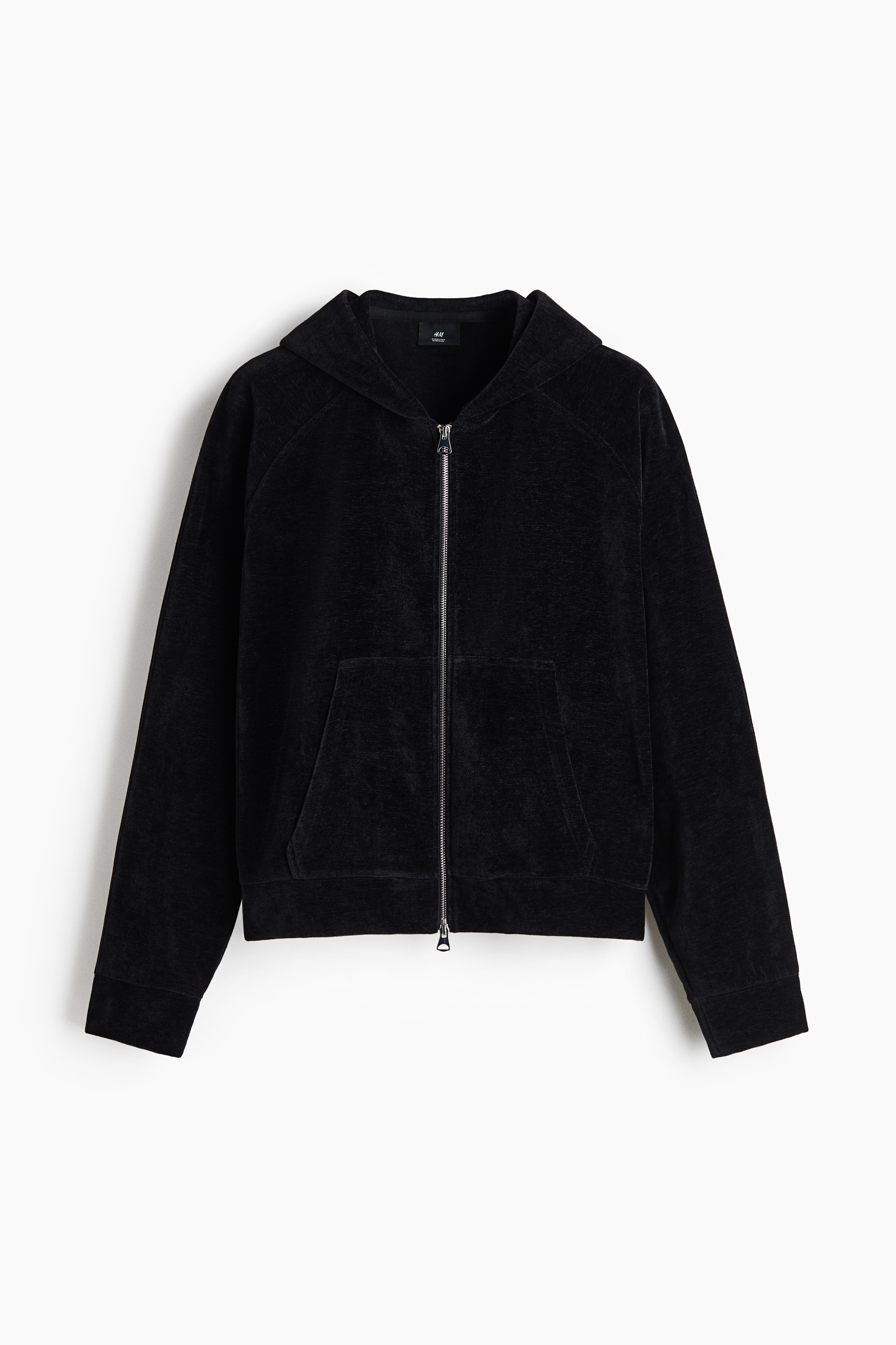 Relaxed-Fit Hooded Jacket - Black
