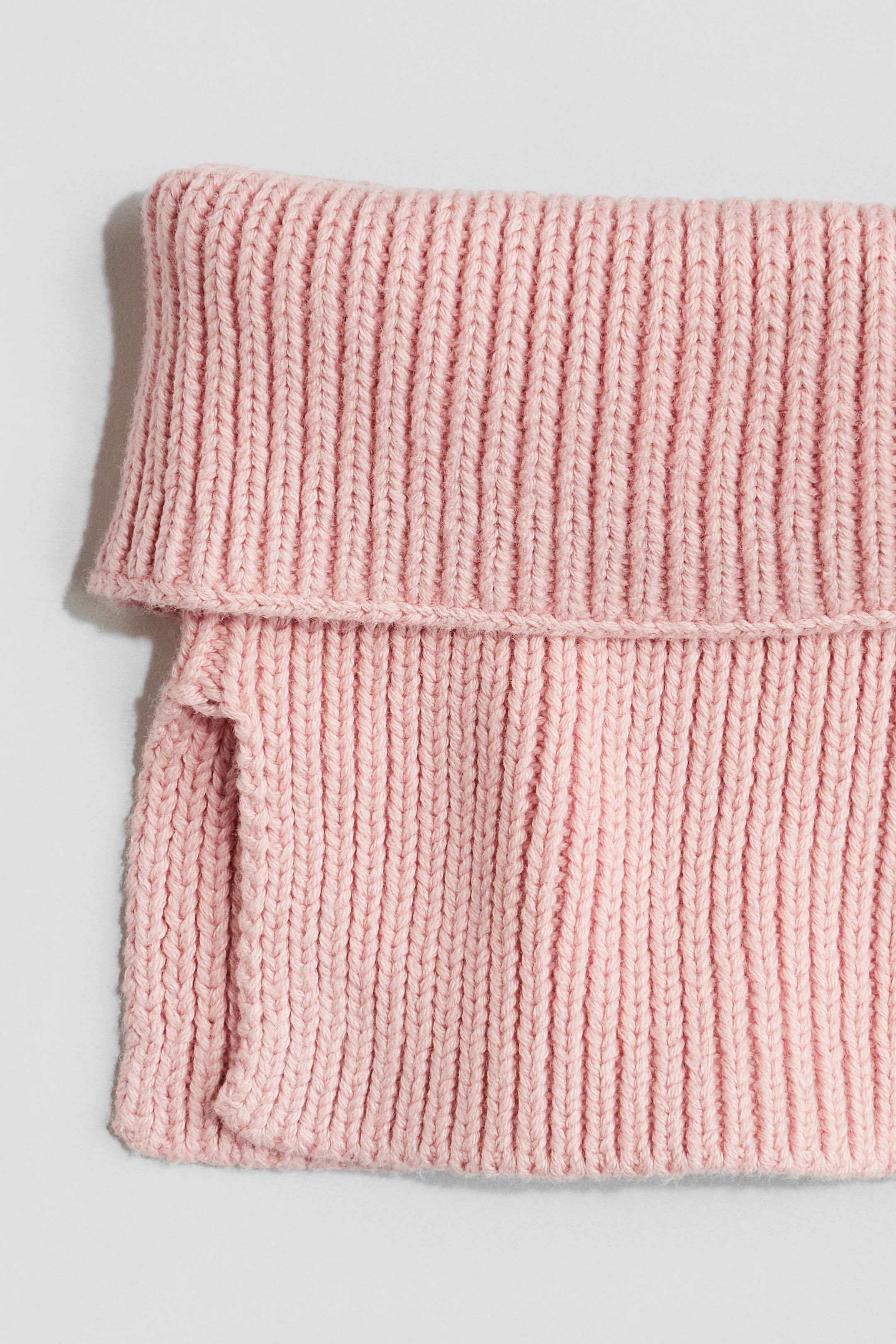 Rib-knit Tube Scarf - Pink - Kids | H&M US