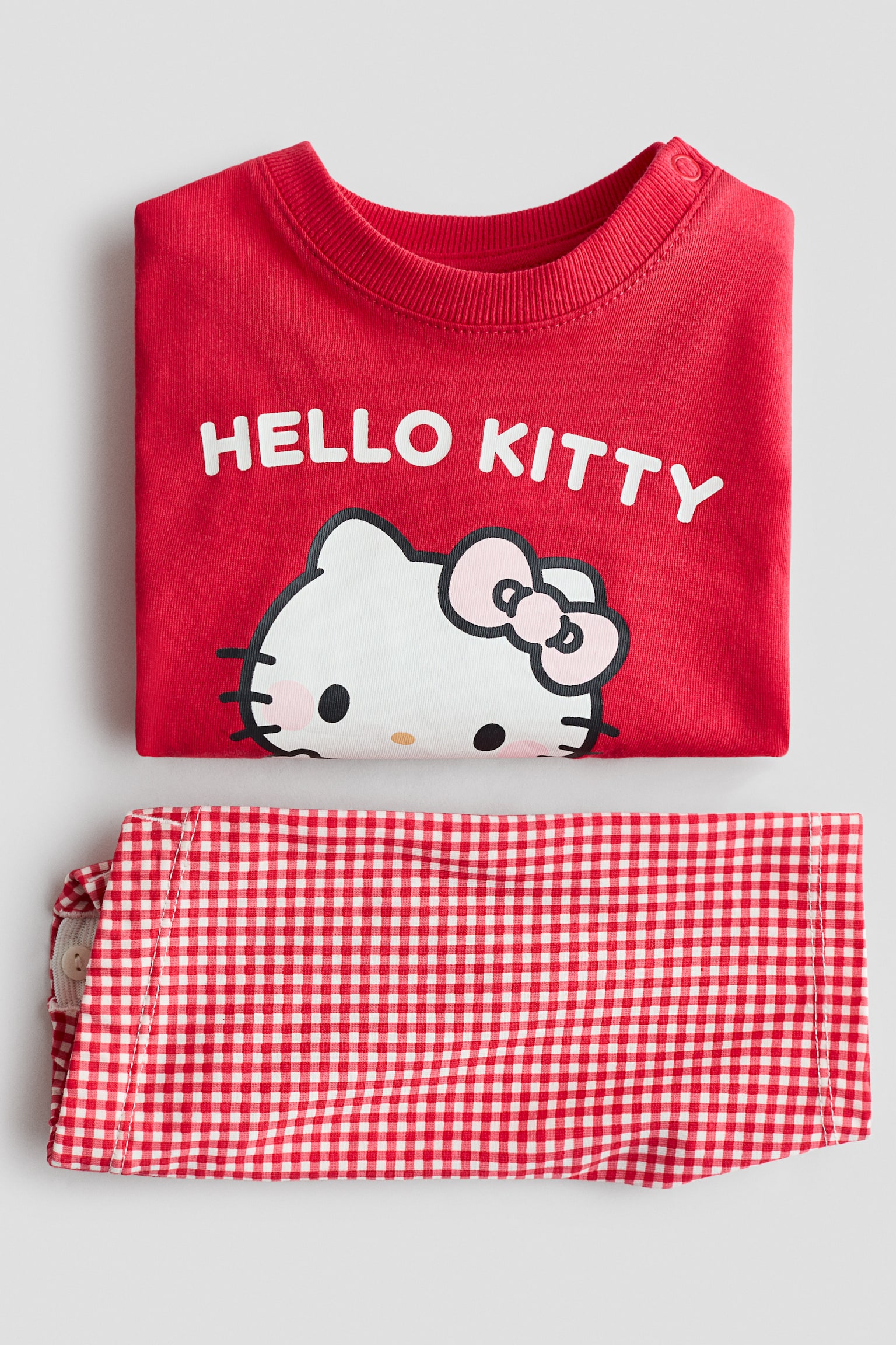 2-piece printed cotton set - Red/Hello Kitty/Light pink/Hello Kitty/Pink/Minnie Mouse/Blue/Minnie Mouse/Cream/Minnie Mouse/Light pink/Minnie Mouse - 2