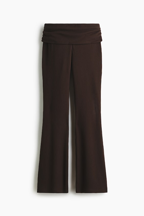 Женские леггинсы H&M Rib-Knit Foldover-Waist Leggings