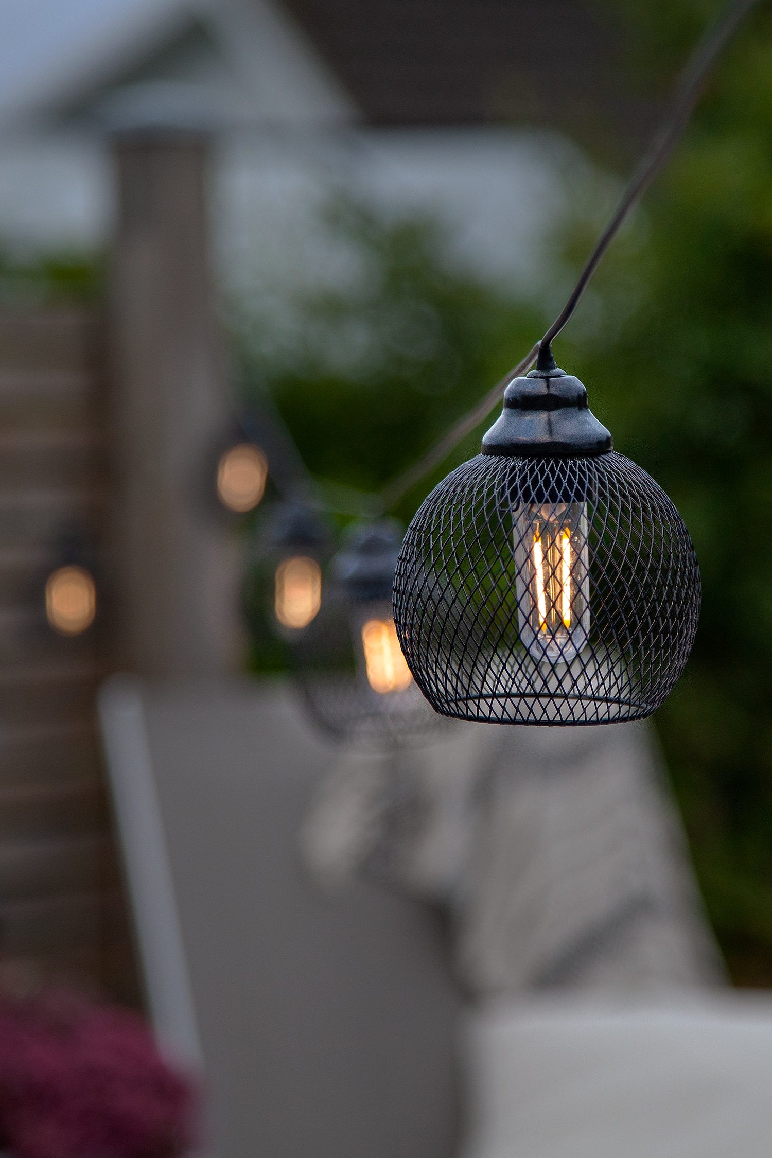 Solcelledrevet Lyskæde Sunlight – 8 Lamper - Sort