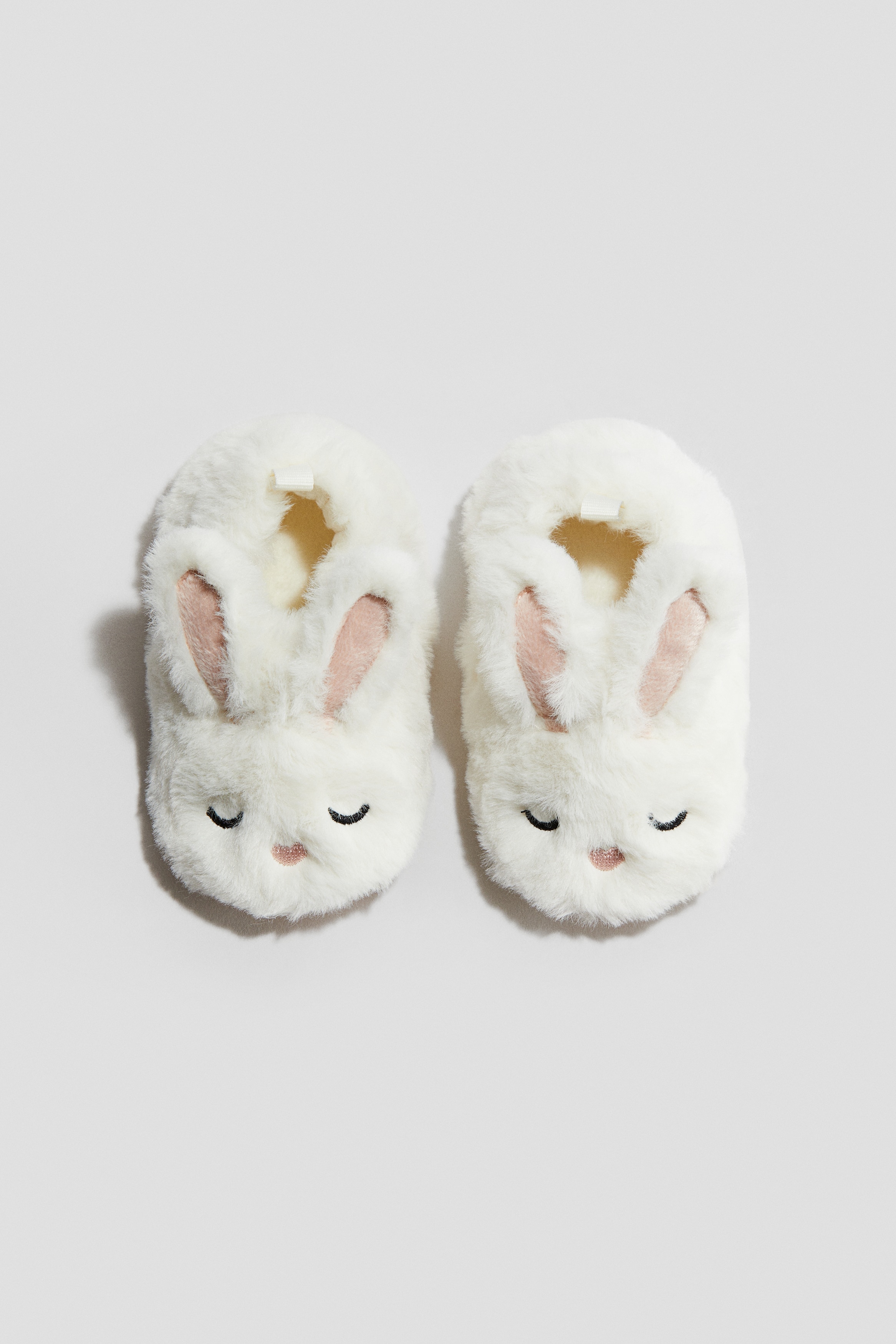 Měkké bačkory - Bílá/Béžová/leopardí potisk/Béžová