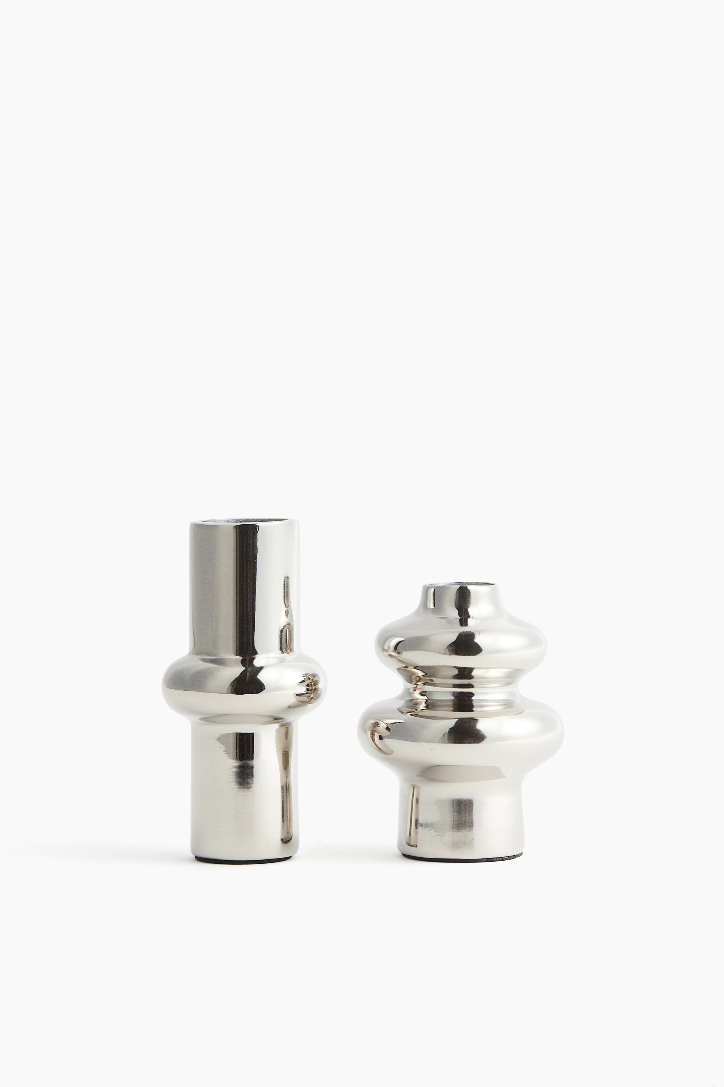 2-Pack Mini Metal Vases - Silver-colored - Home All | H&M US