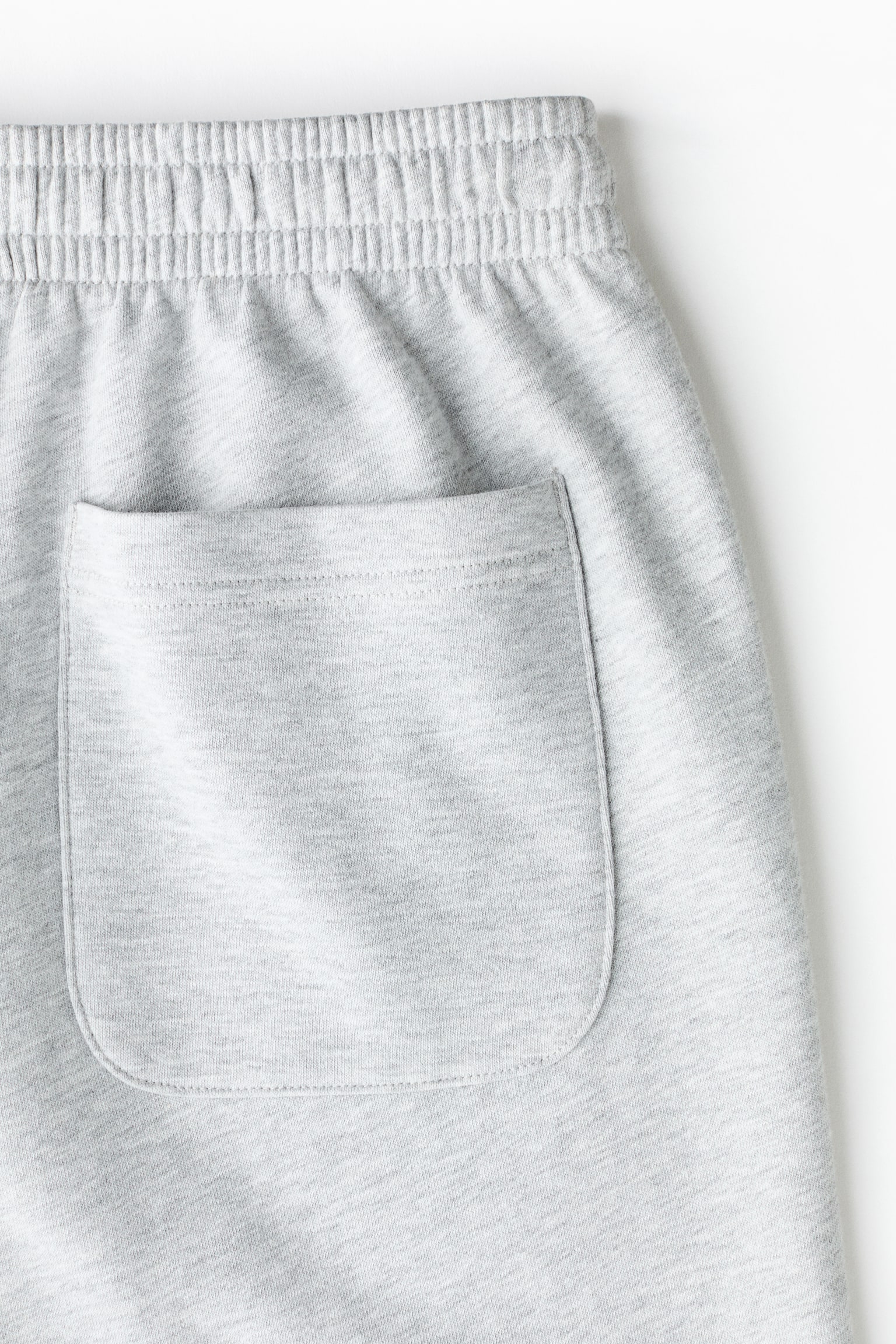 Regular Fit sweatshorts - Light grey marl/Black/Navy blue - 4