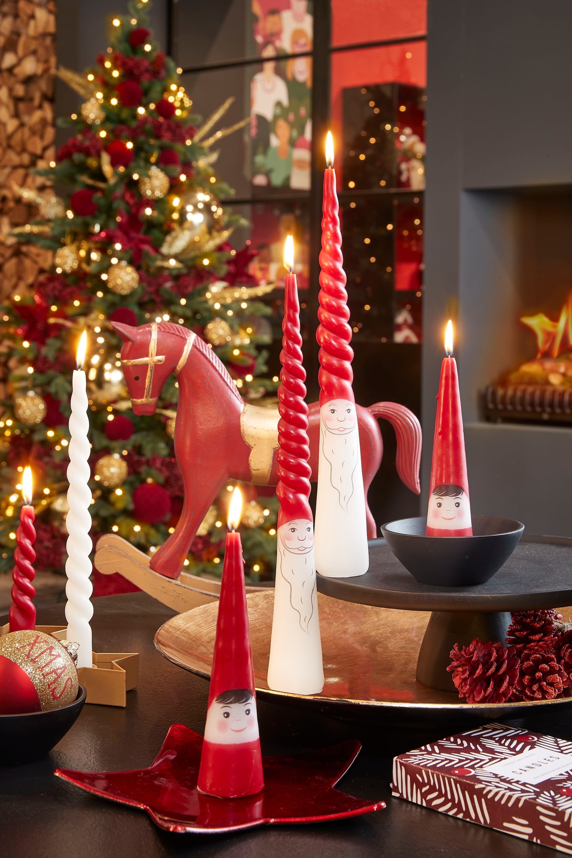 Houten Taartplateau - Zwart/Donkerbruin