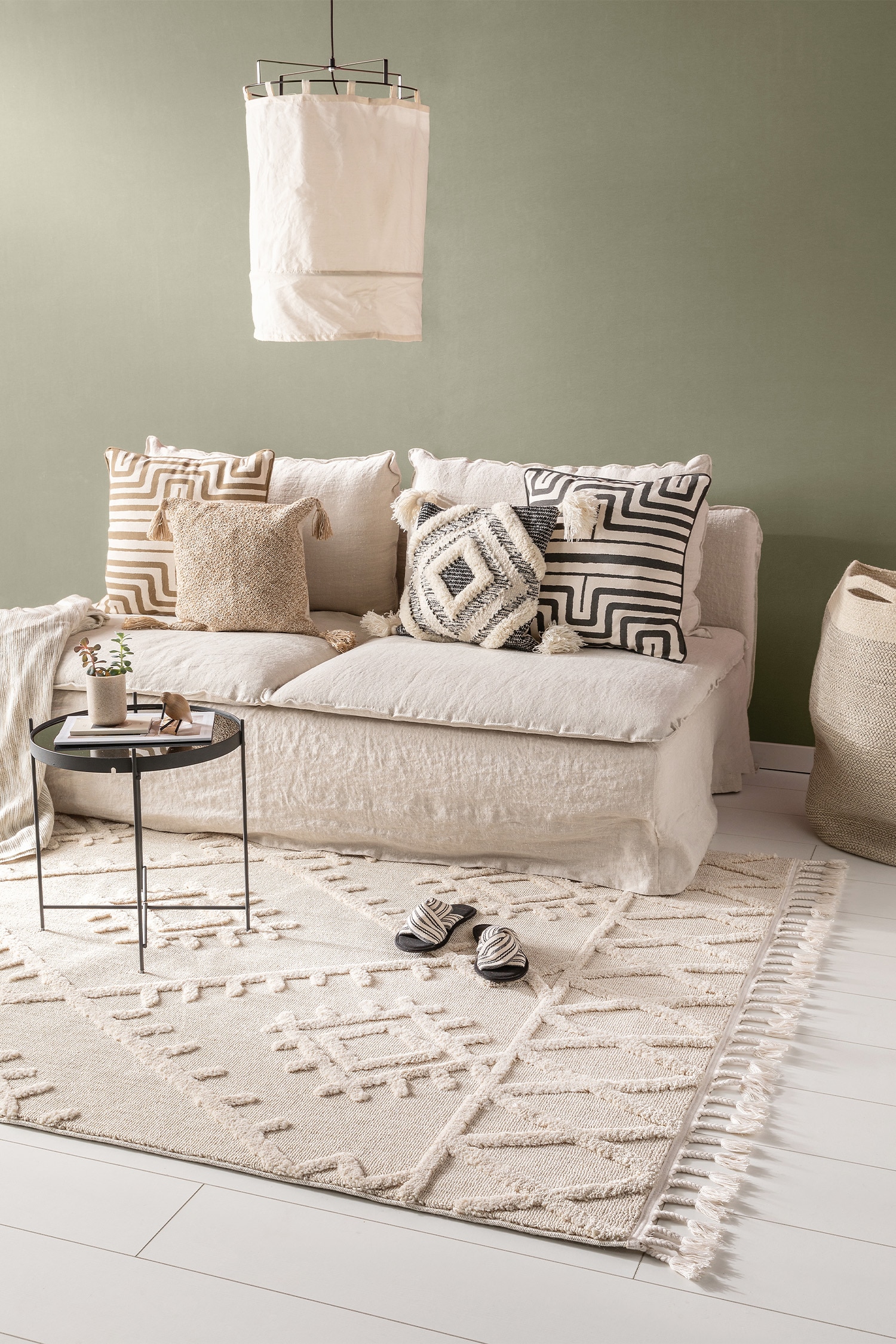 Tæppe Oyo - Cremehvid