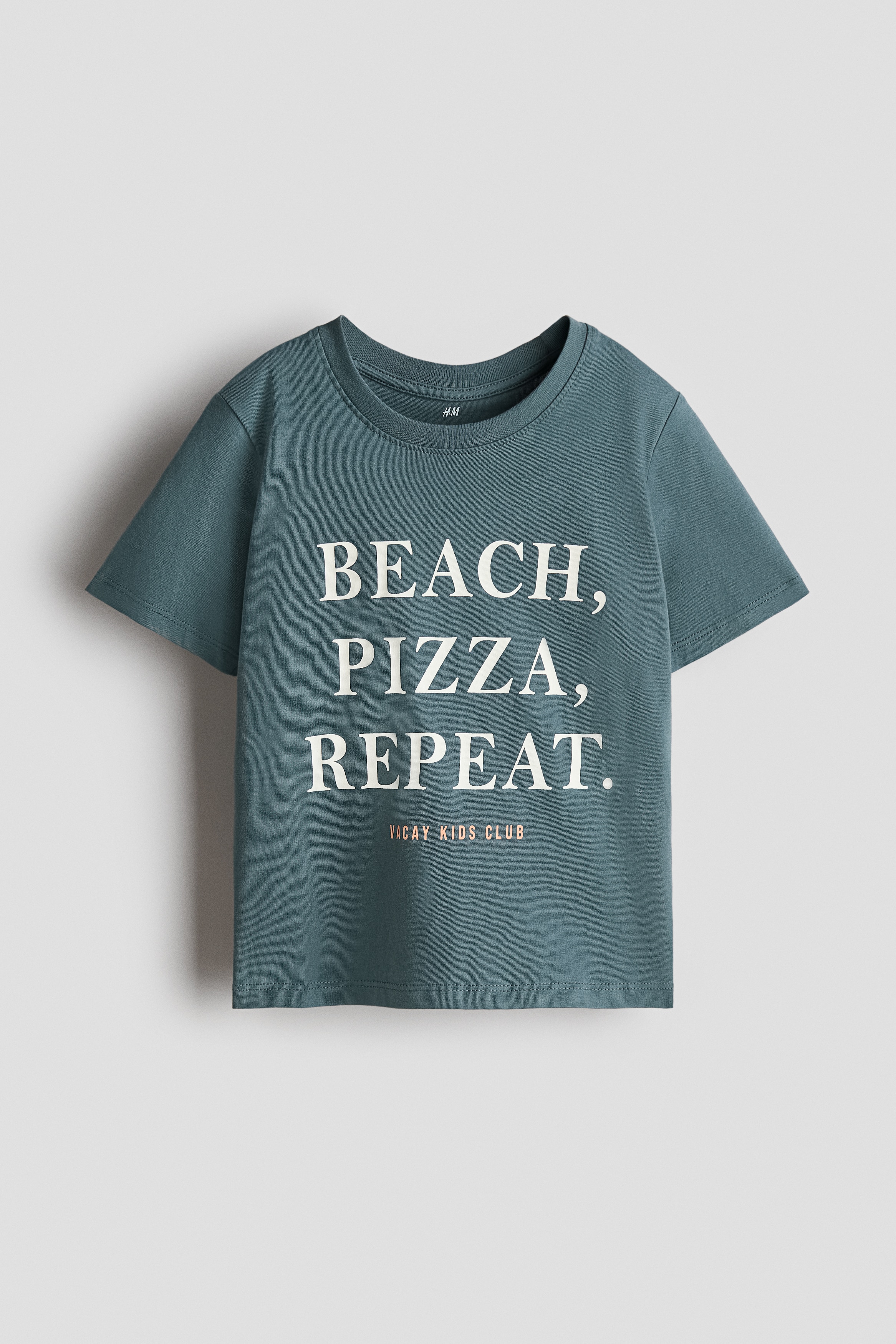 Printed T-shirt - Dark turquoise/Beach/Cream/Big bro/Cream/Patterned/Light blue/Car/Green/Basketball/Yellow/Little bro/Cream/Amalfi Coast/White/Crabs/Dark grey/Pacific/Dark brown/Surfer