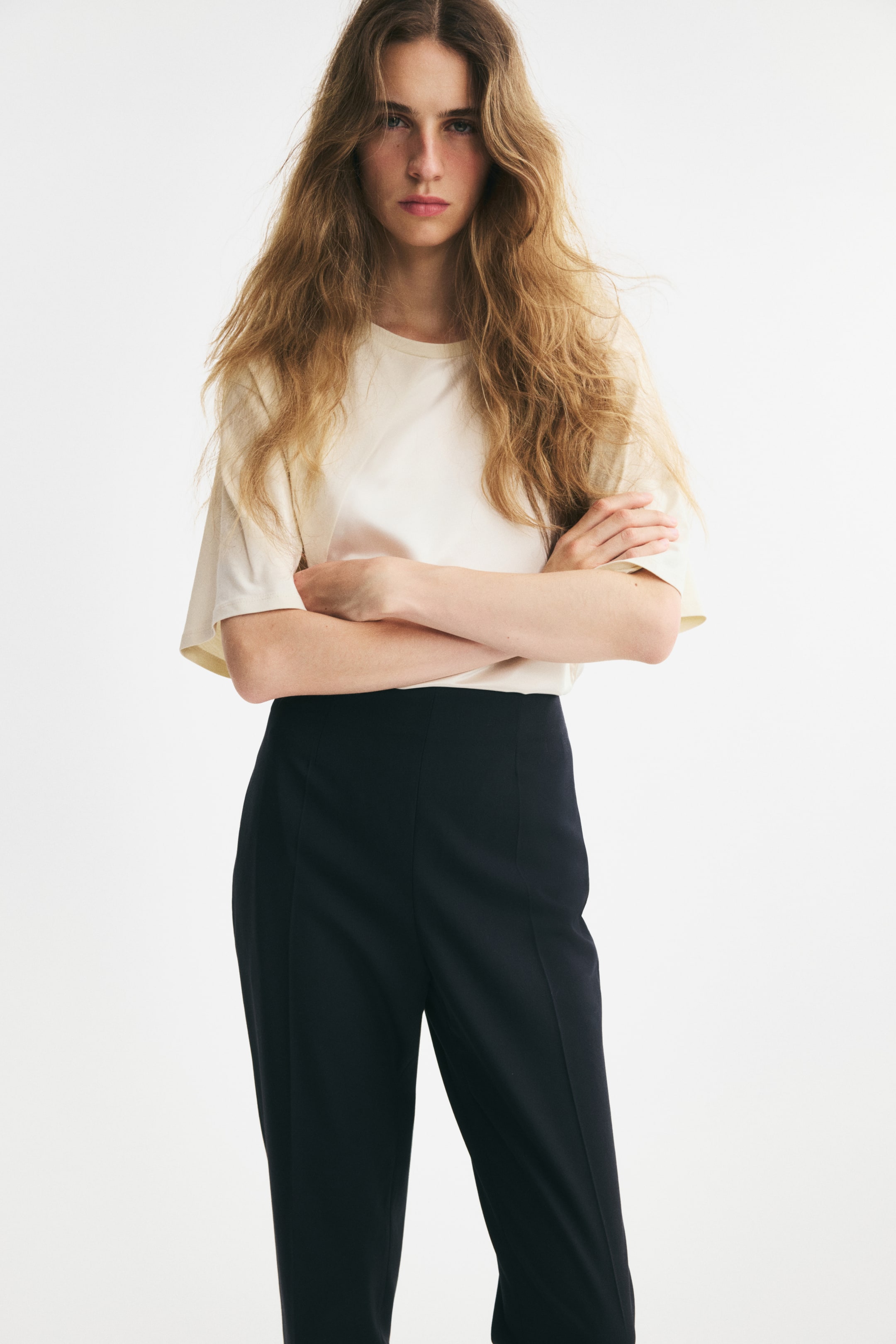 Pantalon cigarette sur mesure