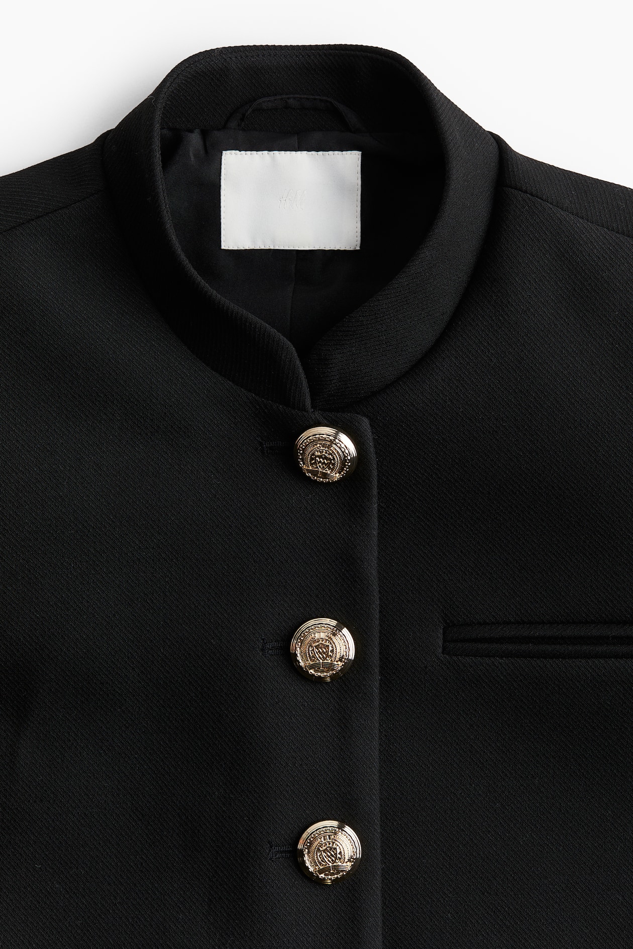 Women's Black Button-front jacket | H&M IN
