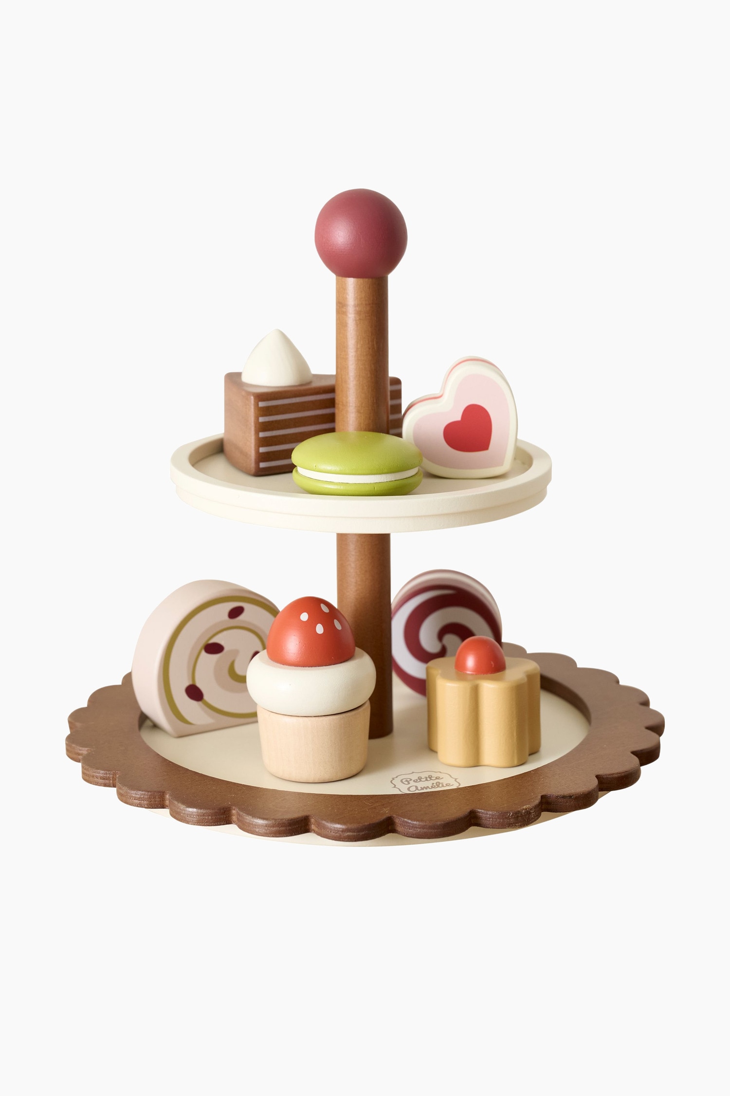 Etagère Met Gebak - Bruin/Beige