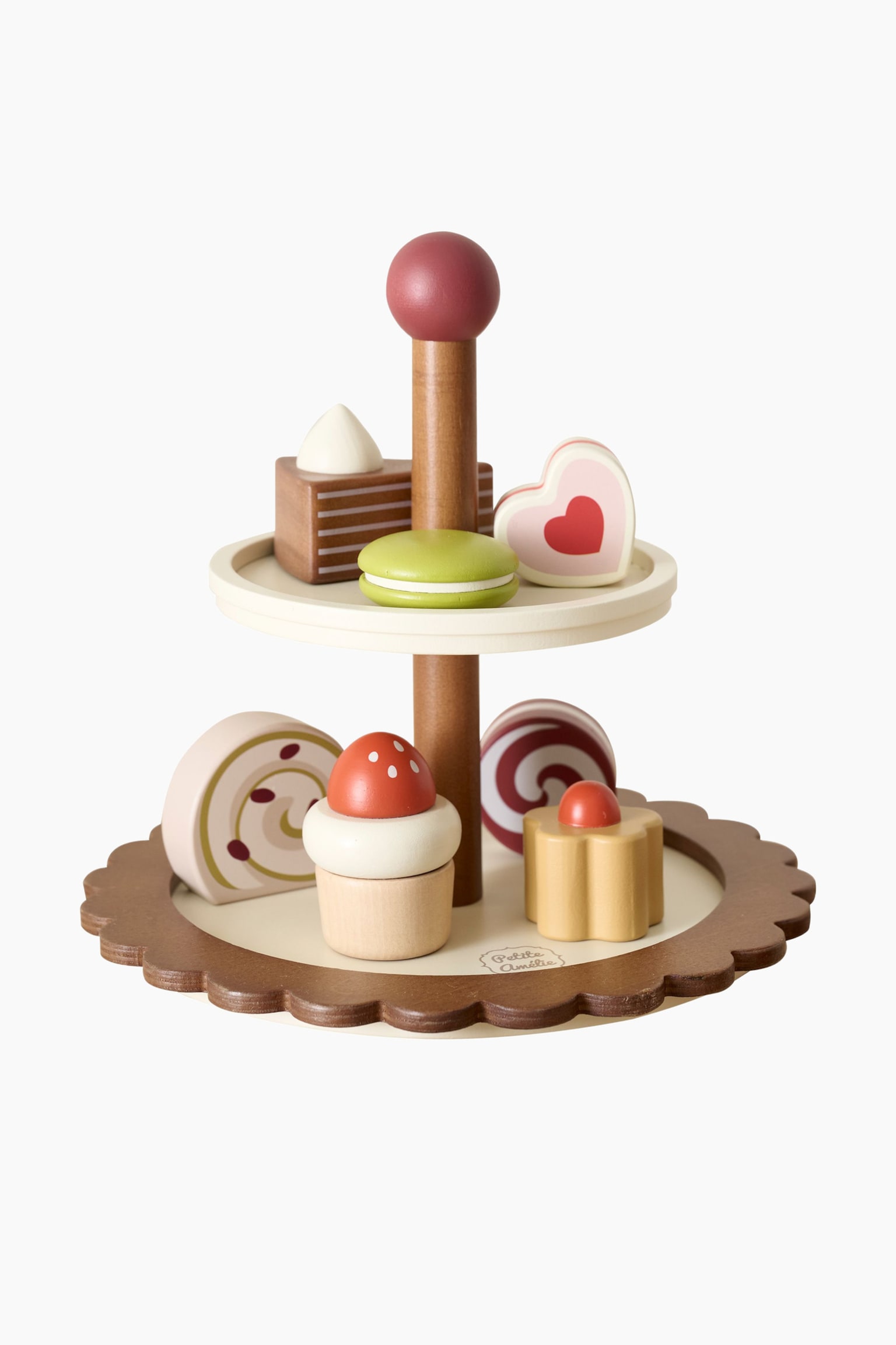 Etagère Met Gebak - Bruin/Beige - 1