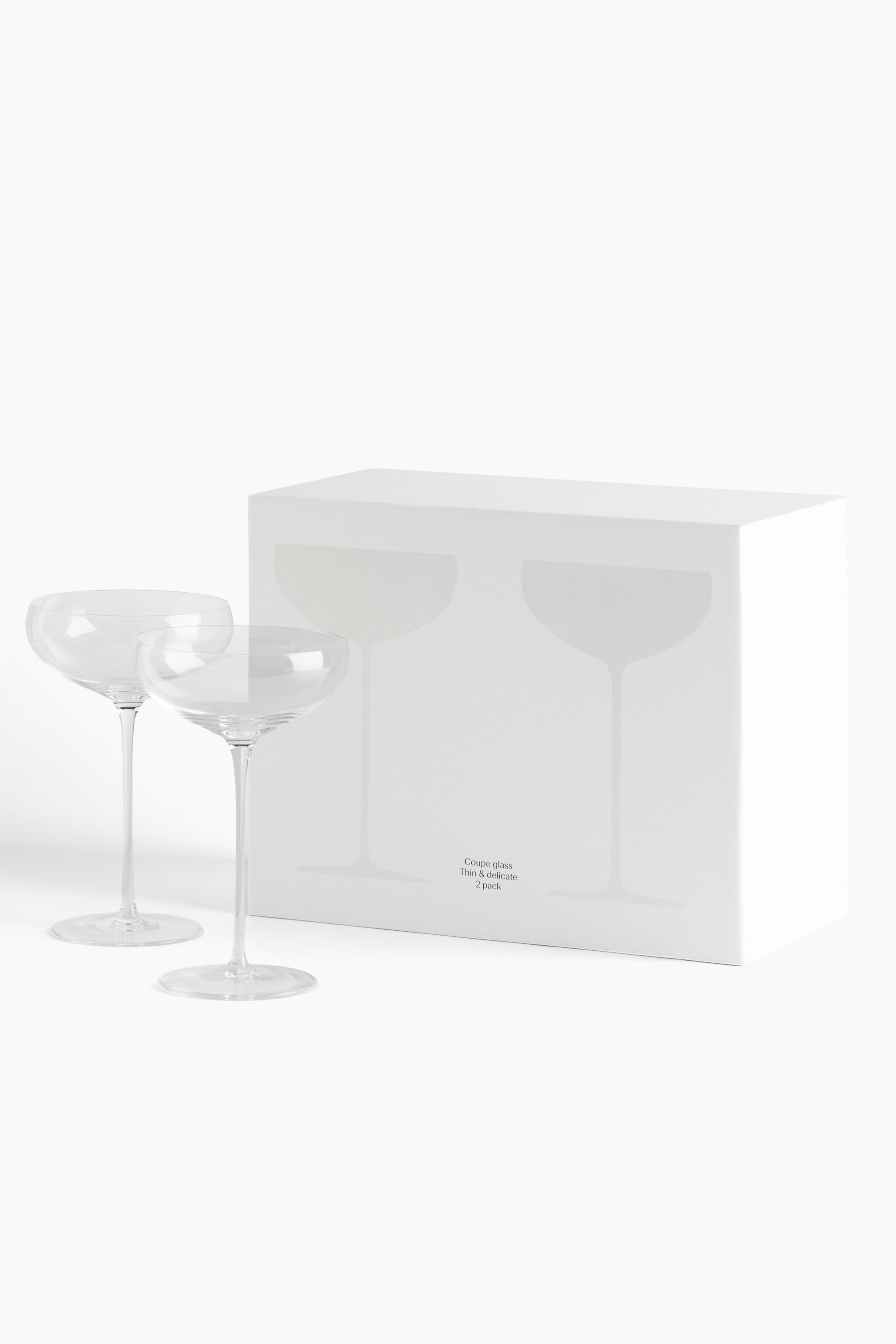 Visualizza immagine più grande: Calici a coppa 2 pezzi - Trasparente - HOME | H&M IT 6