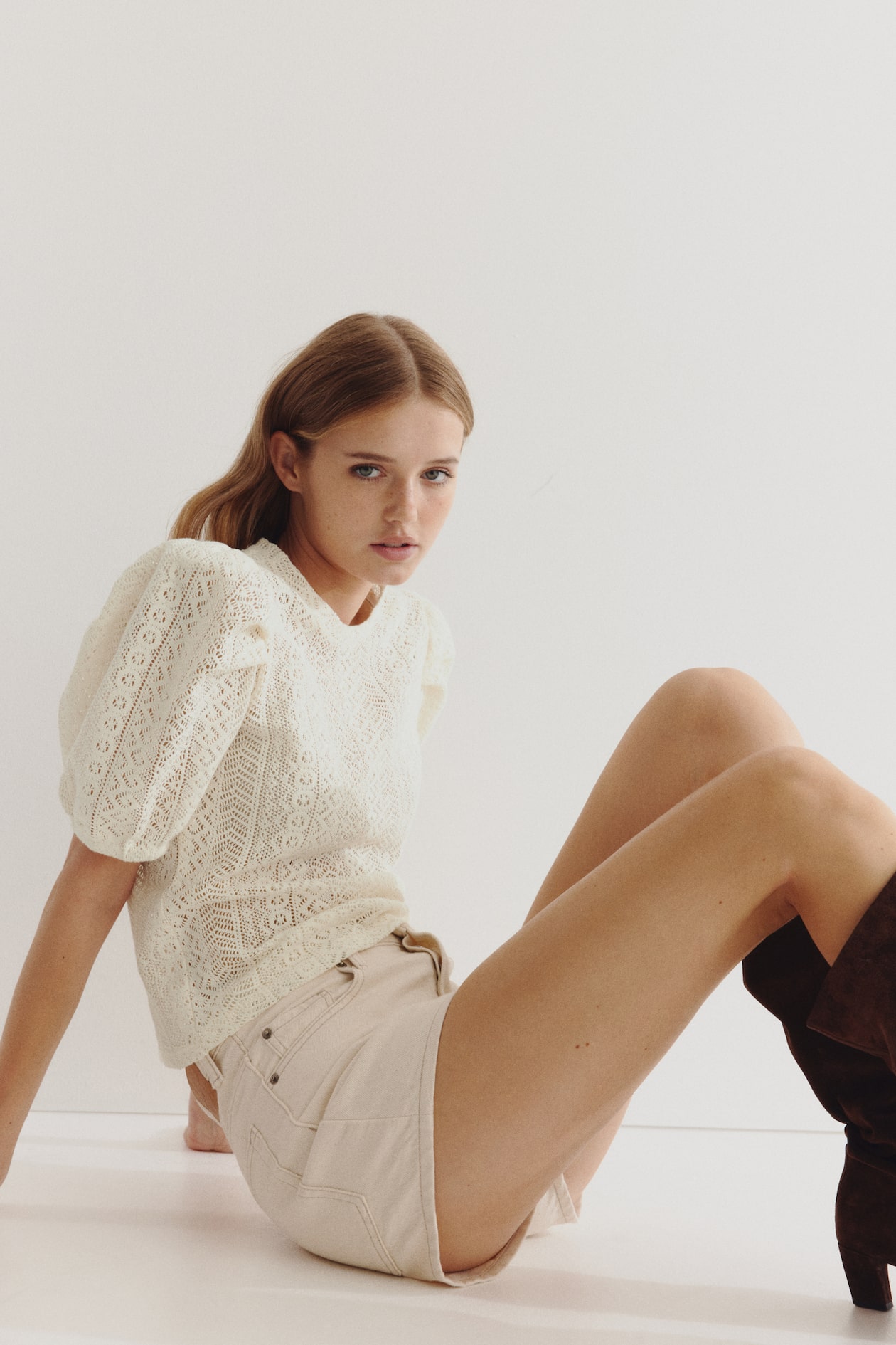 Puff-Sleeved Top