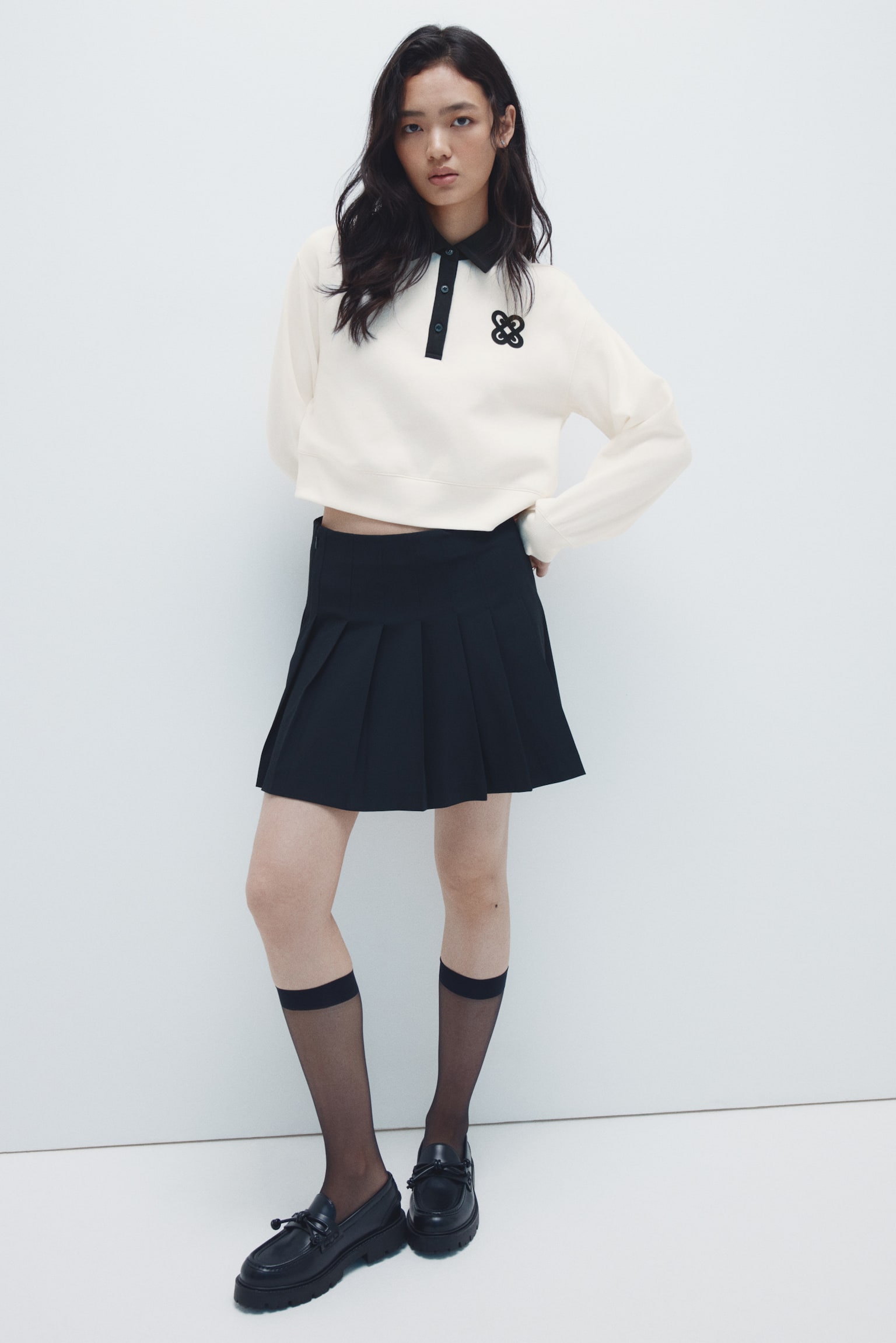 Rugby shirt - 크림/블랙 - 3