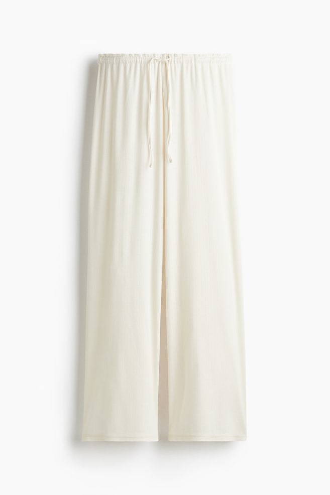 Pointelle pyjama bottoms - Cream/Cream/Floral/Black/Light grey marl/Dark brown/Cream/Floral/White/Floral/Light yellow/Red - 1