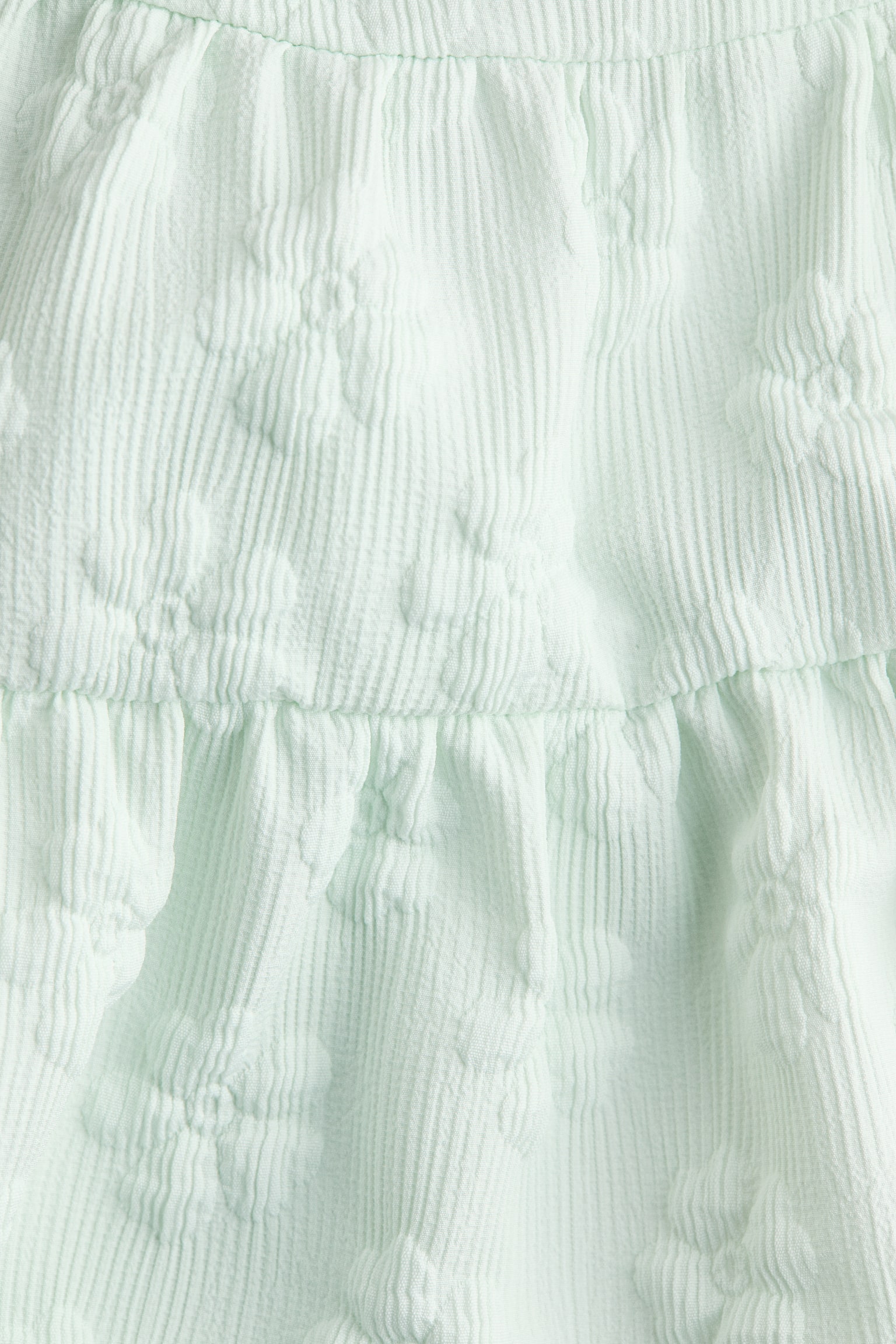 패턴 스트랩 탑 - 라이트 그린/화이트 - 5