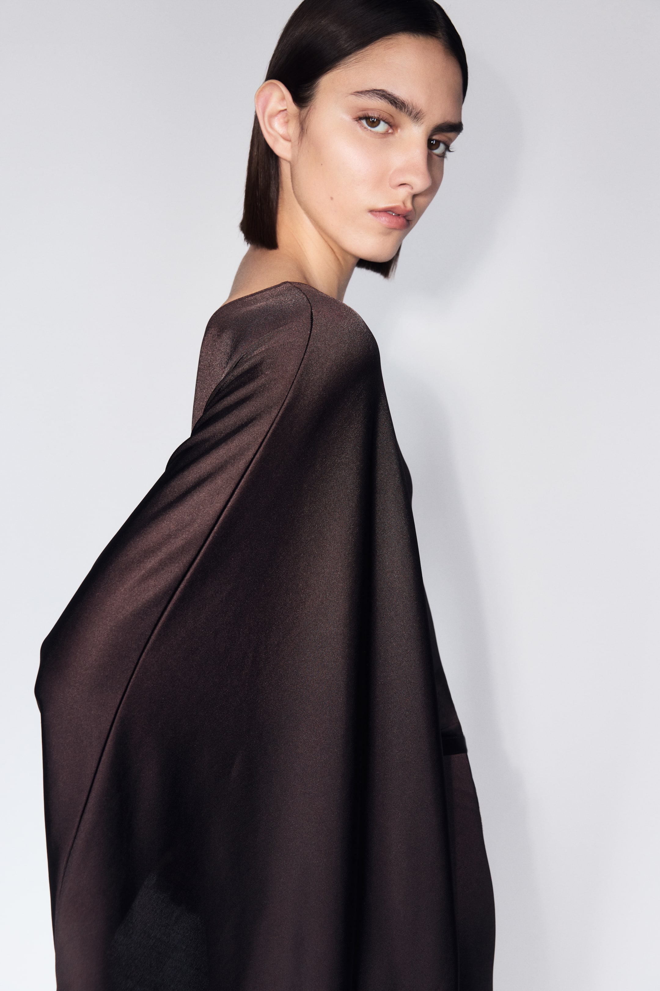 Tie-Belt One-Shoulder Jumpsuit