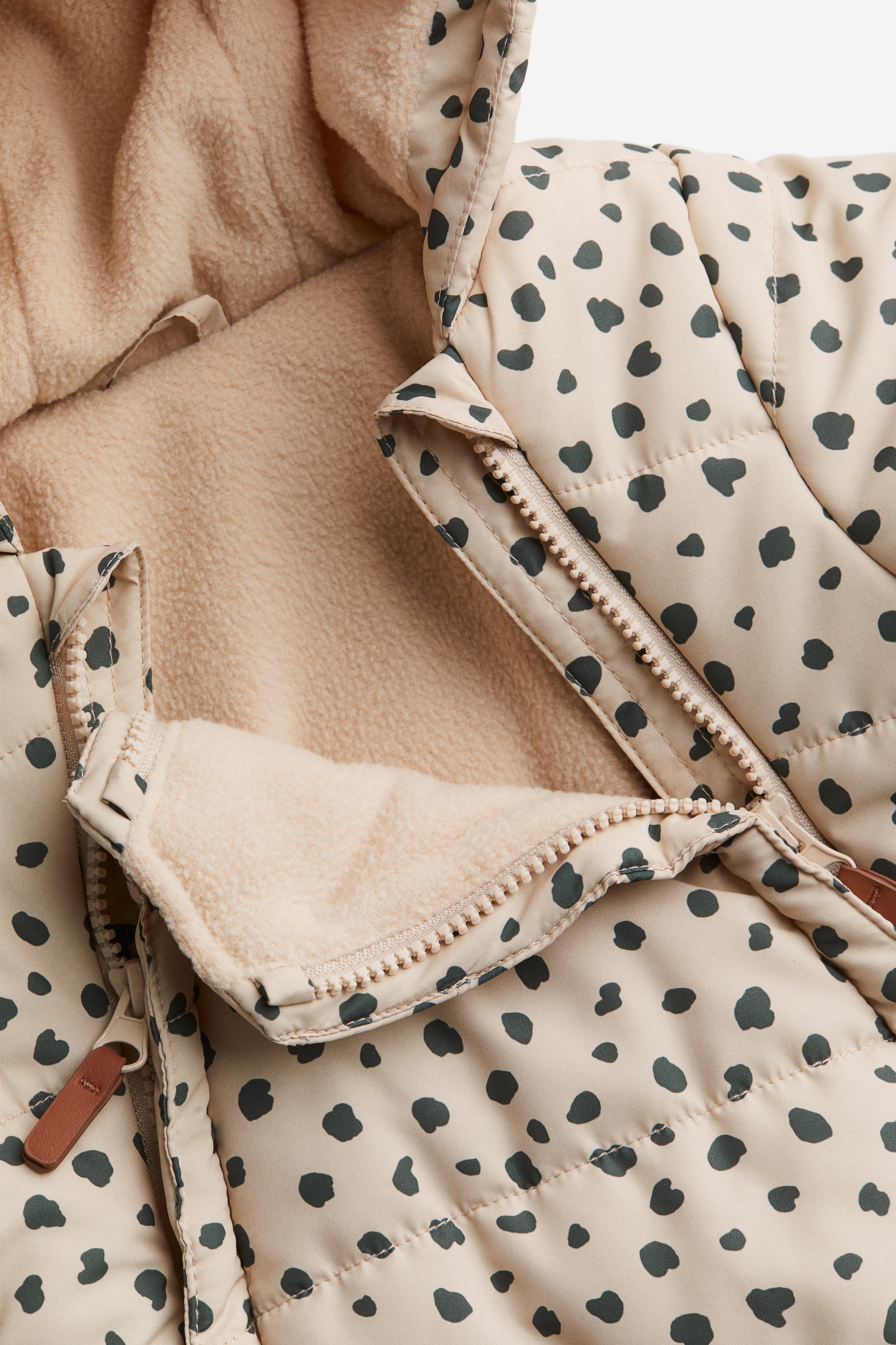 Padded all-in-one suit Greige Kids H&M GB