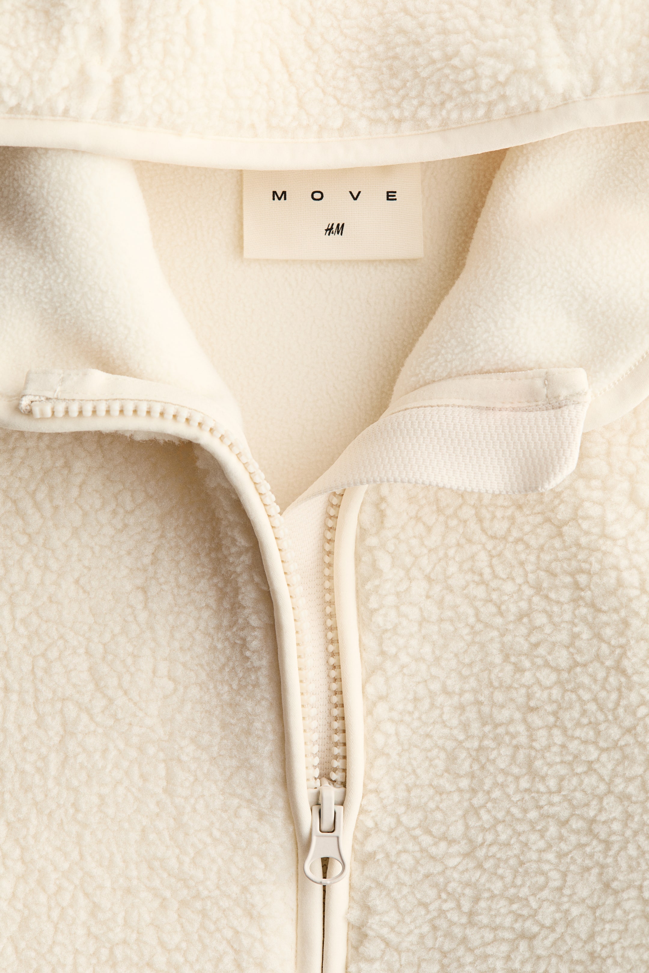 Loose-Fit Hooded Teddy Fleece Activewear Jacket