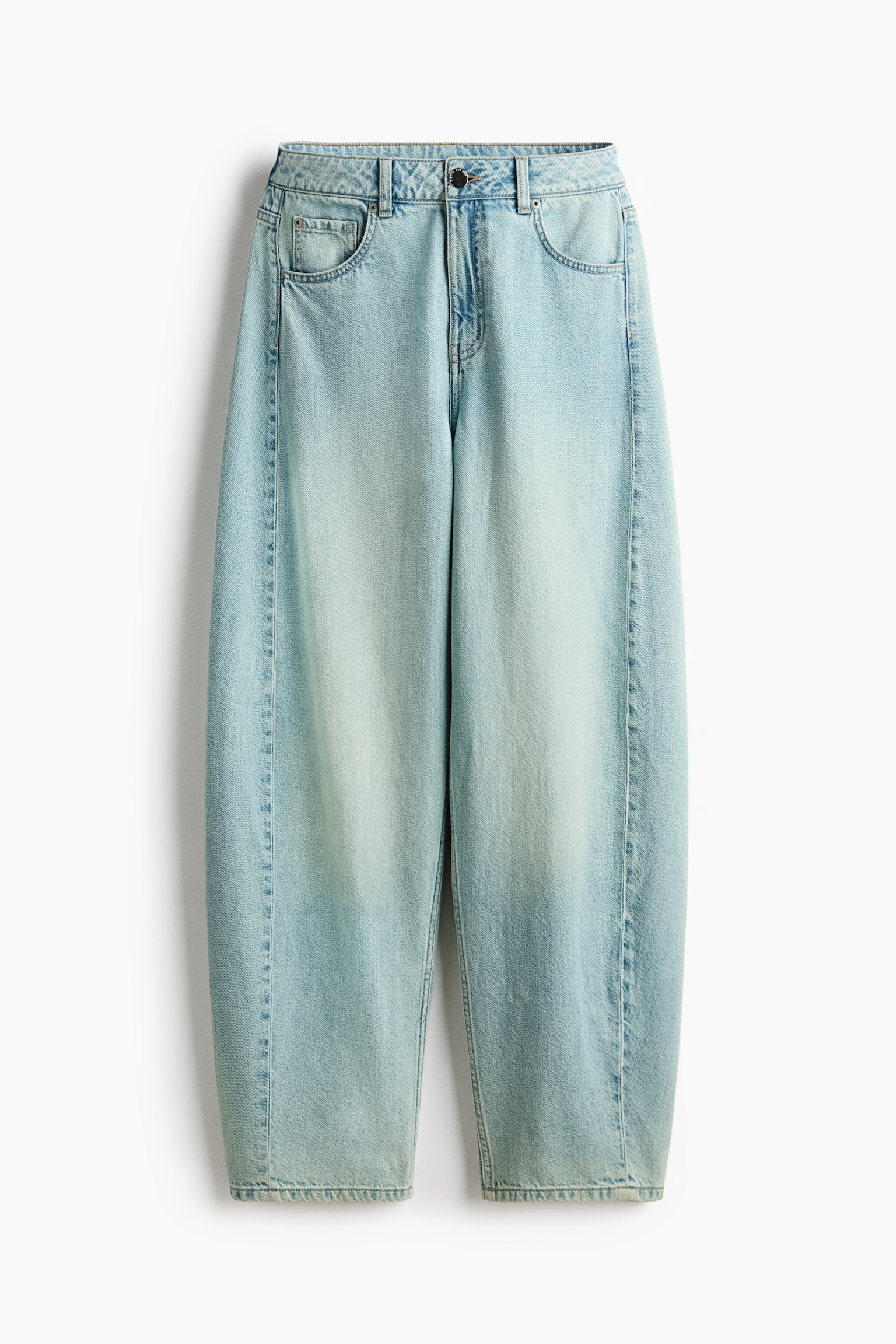 Barrel High Waist Jeans - Light denim blue/Denim grey/Dark denim blue - 1