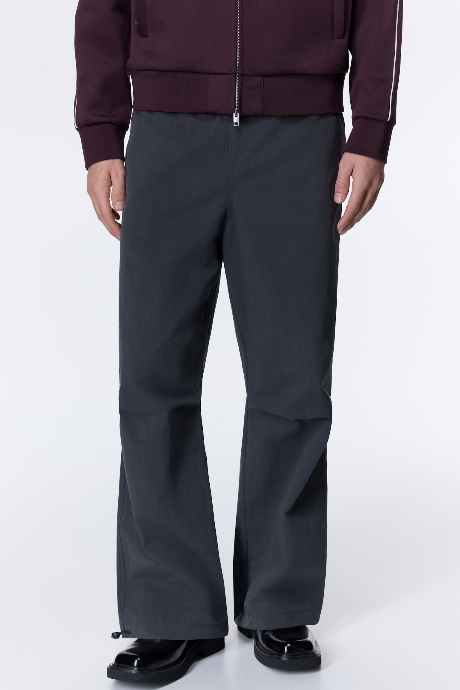 Quần dài parachute - Màu xám đậm - 6