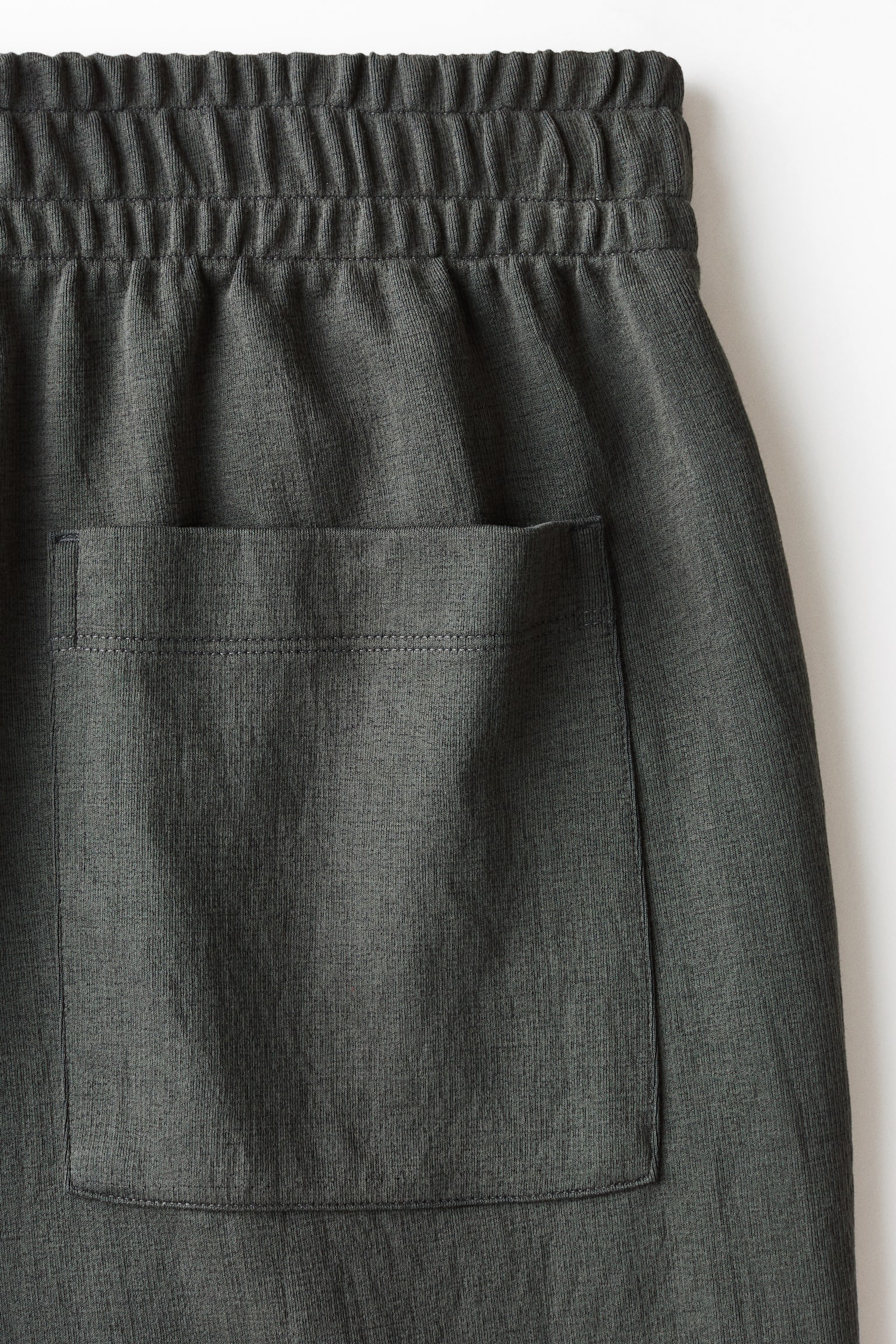 Мужские брюки H&M Relaxed-Fit Interlock, цвет: Тёмный серый — фото 7