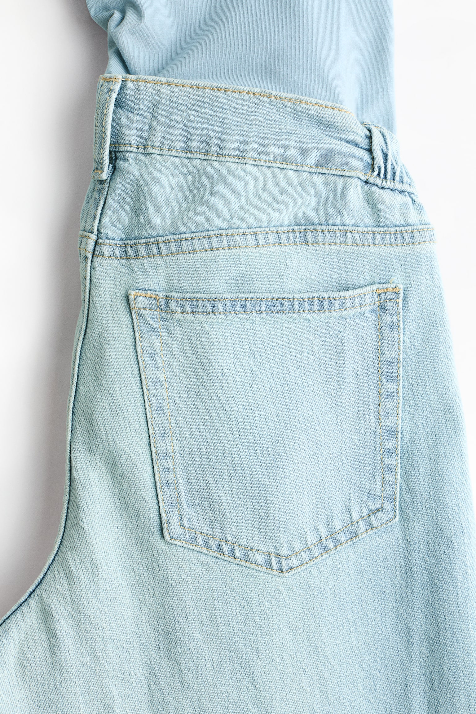 MAMA Straight Jeans - כחול ג'ינס בהיר/כחול ג'ינס - 3